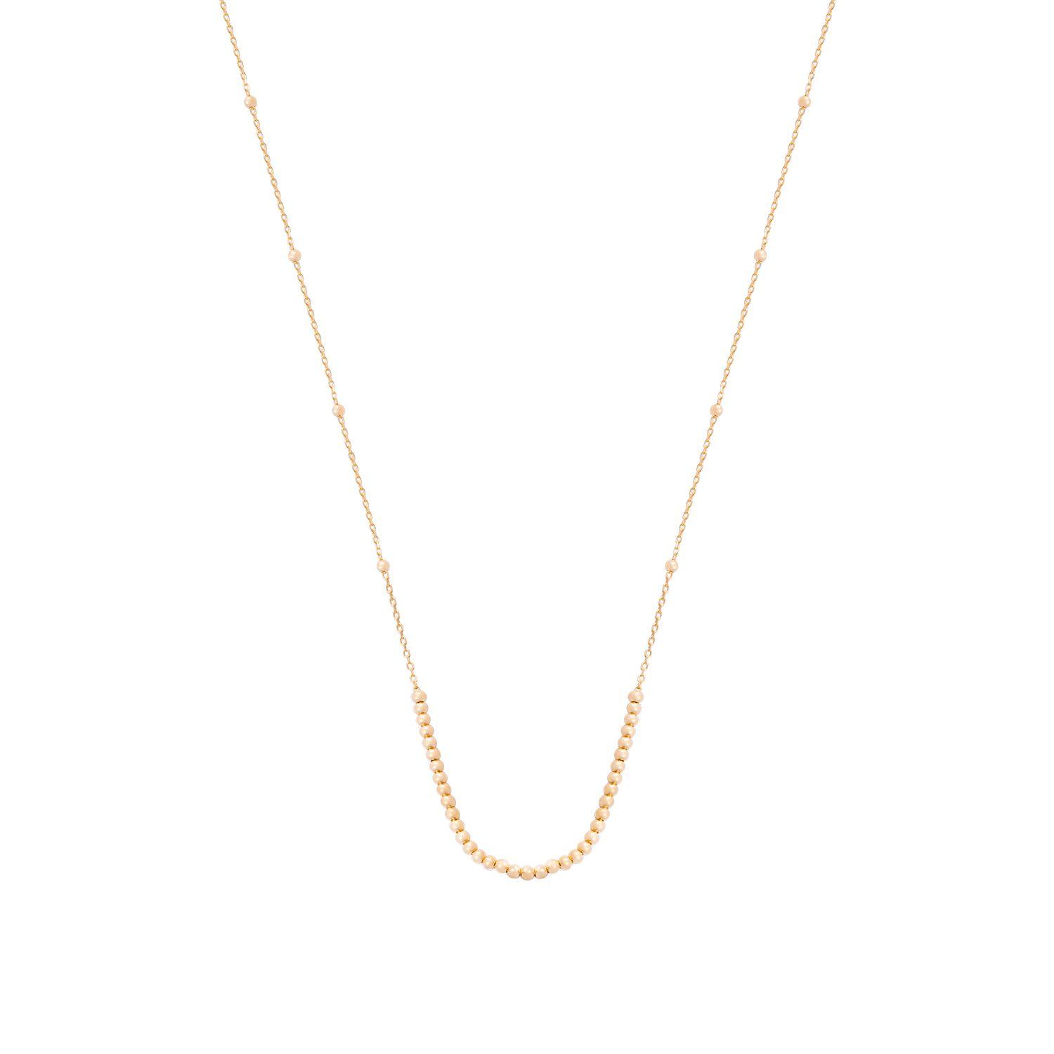 Collar de Oro 18kt Bolitas-2