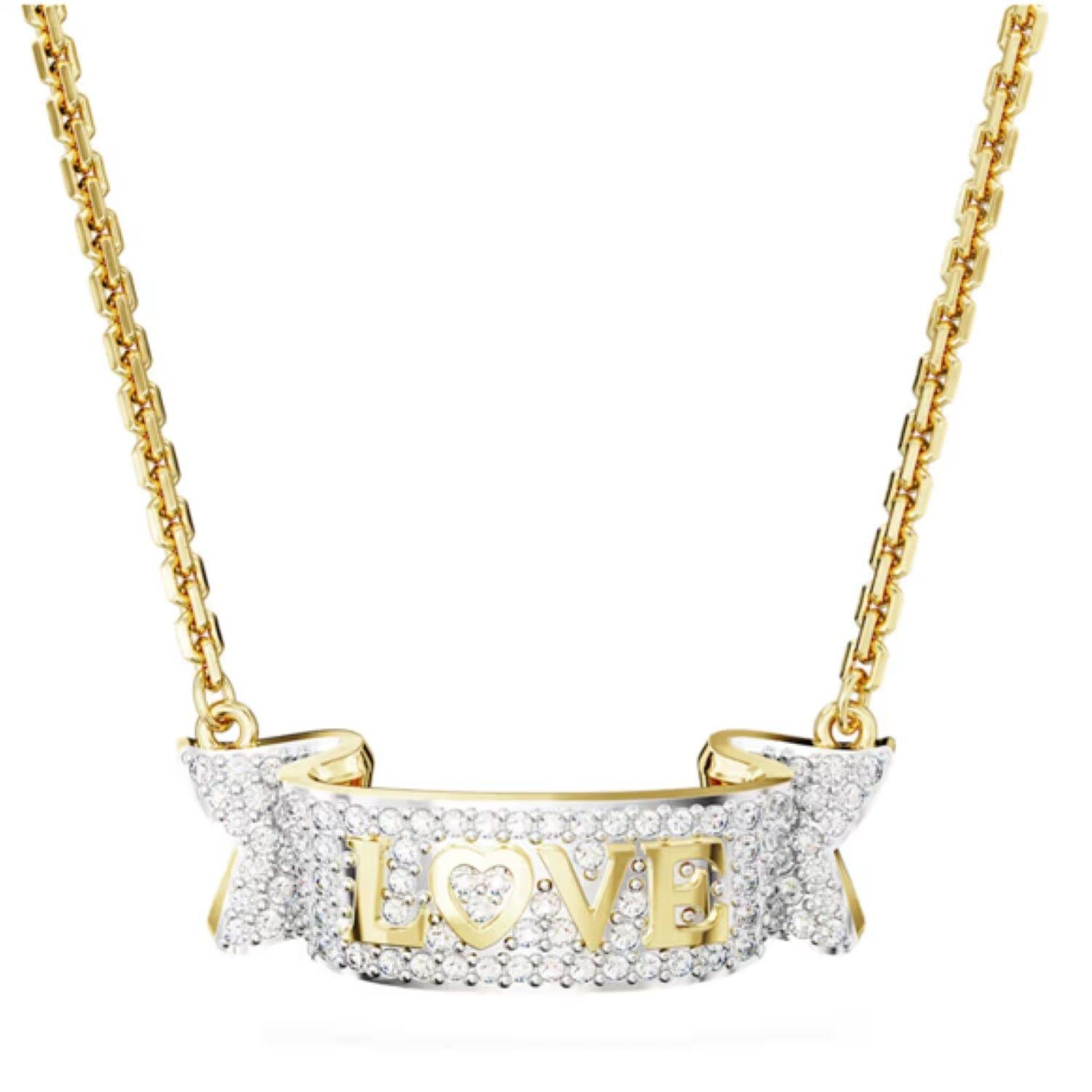 Cadena Swarovski Colgante Love Volta-0