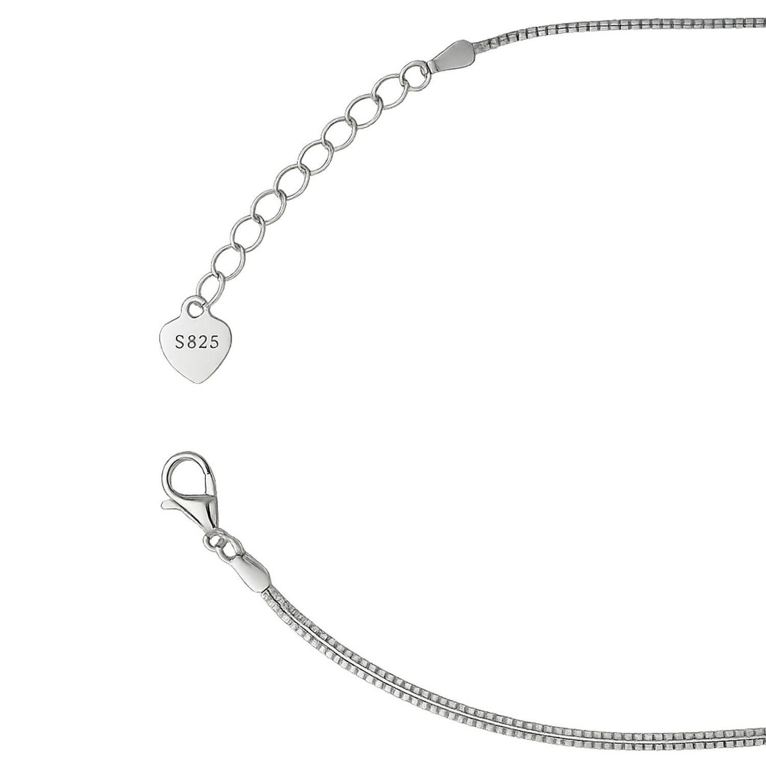 Pulsera de Plata Esterlina 925 Florencia con Circonita-2