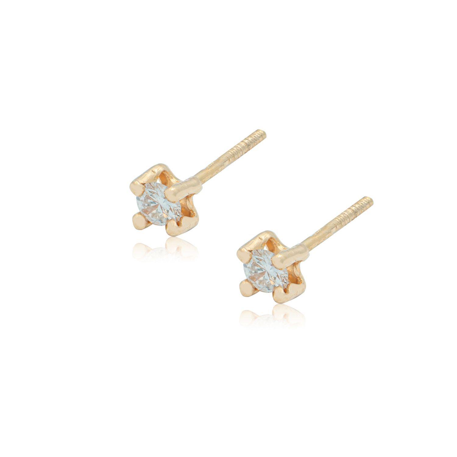 Aros de Oro 18kt Diamantes, 16 ptos-2