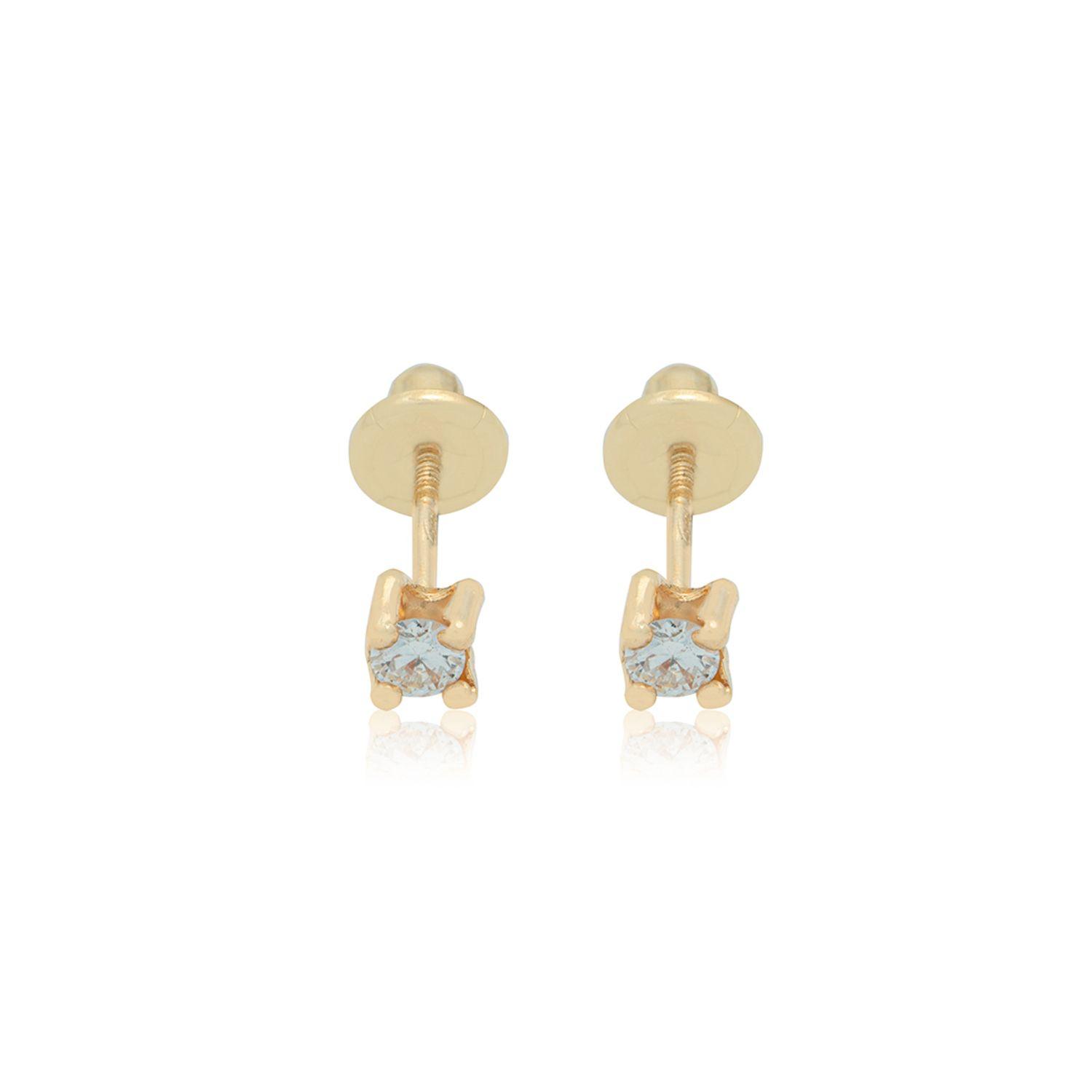 Aros de Oro 18kt Diamantes, 16 ptos-2