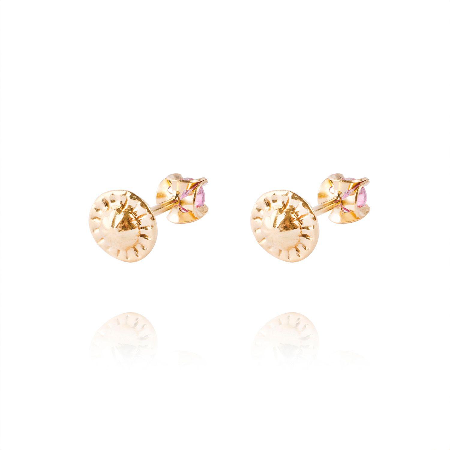 Aros de Oro 18kt Rosa Francia 3MM-2