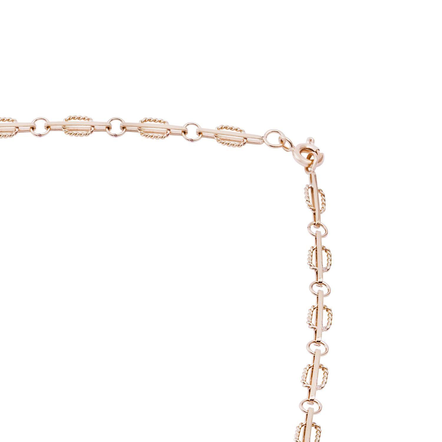 Collar Oro Miel 18kt Verónica-2