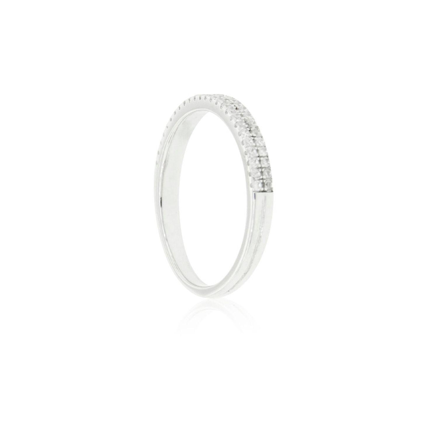 Anillo de Plata Esterlina 925 Cintillo Doble-1