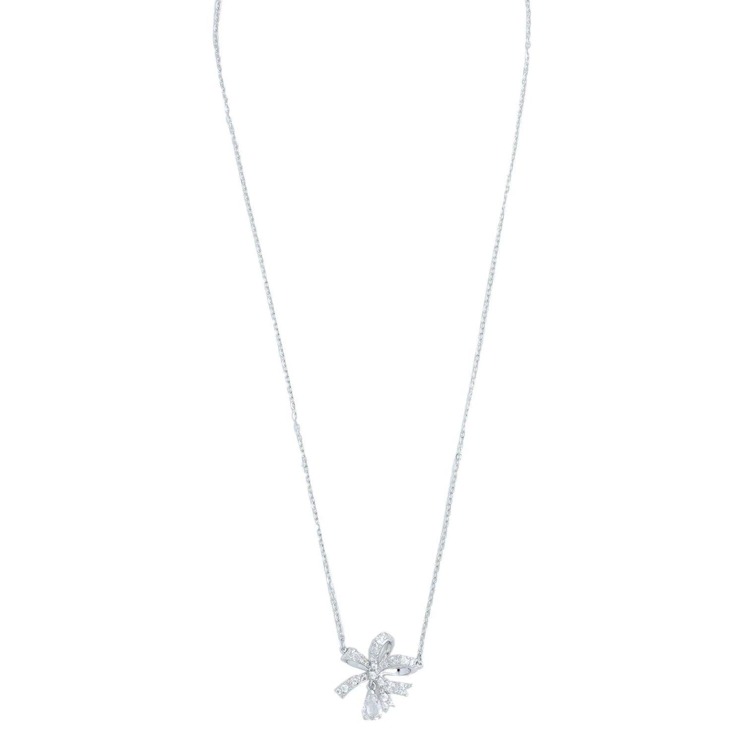 Cadena Swarovski Modelo Colgante Lazo Hyperbola-2