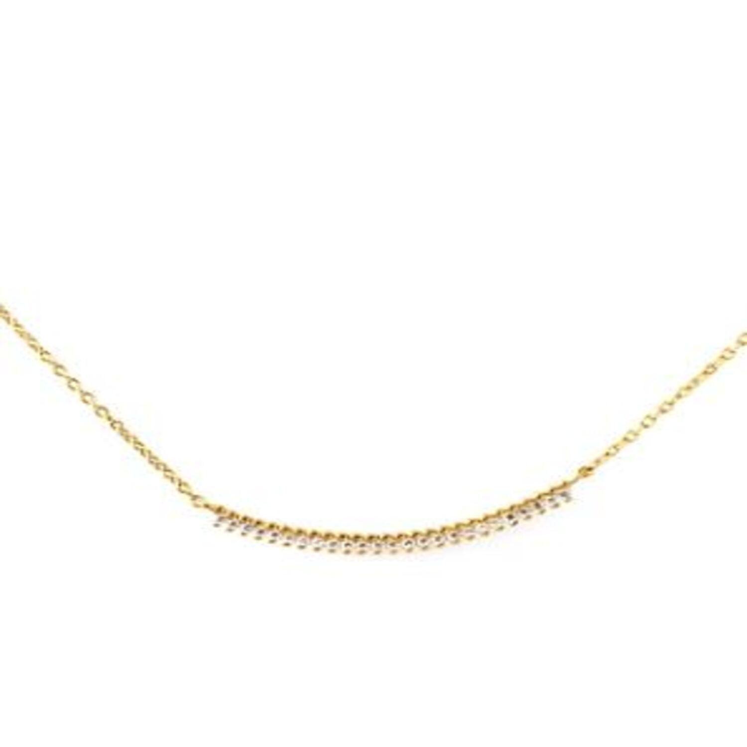 Collar Oro 18kt Riel con 25 Circones-2
