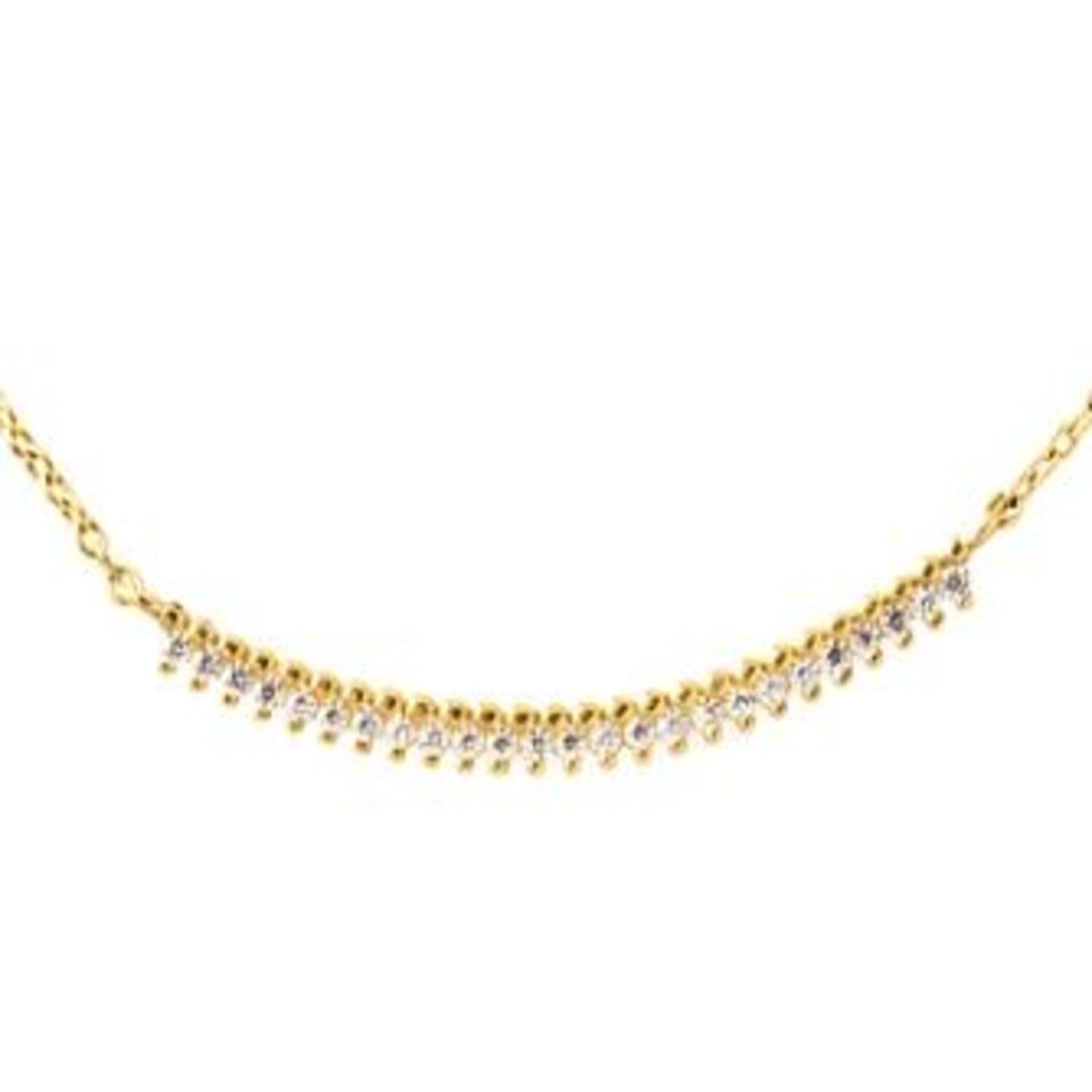 Collar Oro 18kt Riel con 25 Circones-0