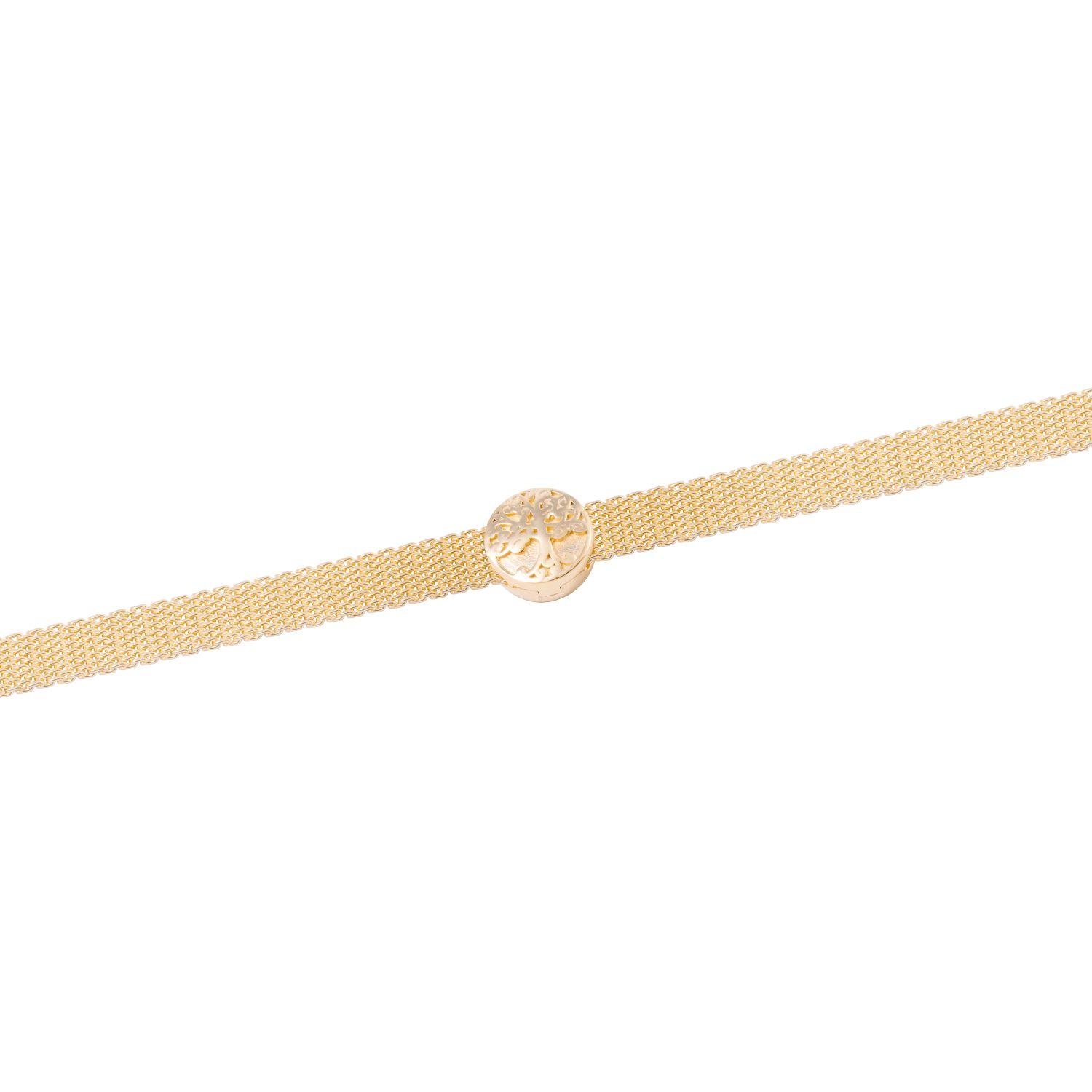 Dije de Plata broche Árbol de la vida Revestido en Oro 18kt-2
