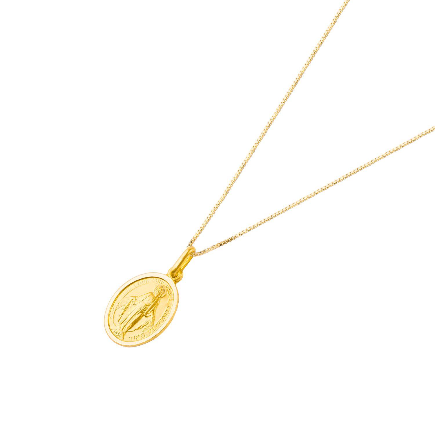 Colgantes de Oro 18kt Modelo Pequeña Virgen-2