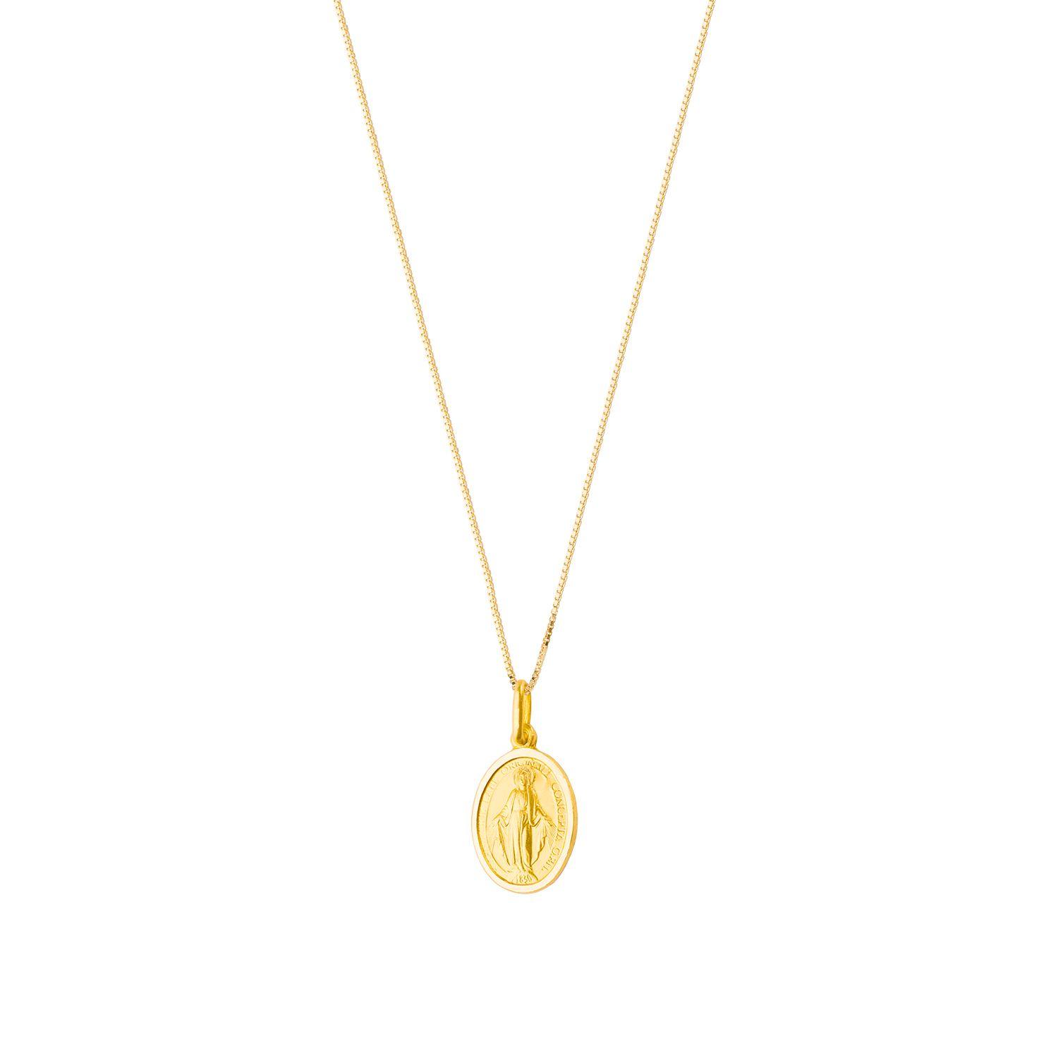 Colgantes de Oro 18kt Modelo Pequeña Virgen-3