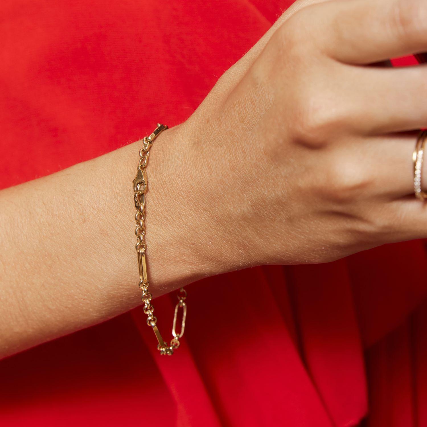 Pulsera Oro 18kt Eslabones-3