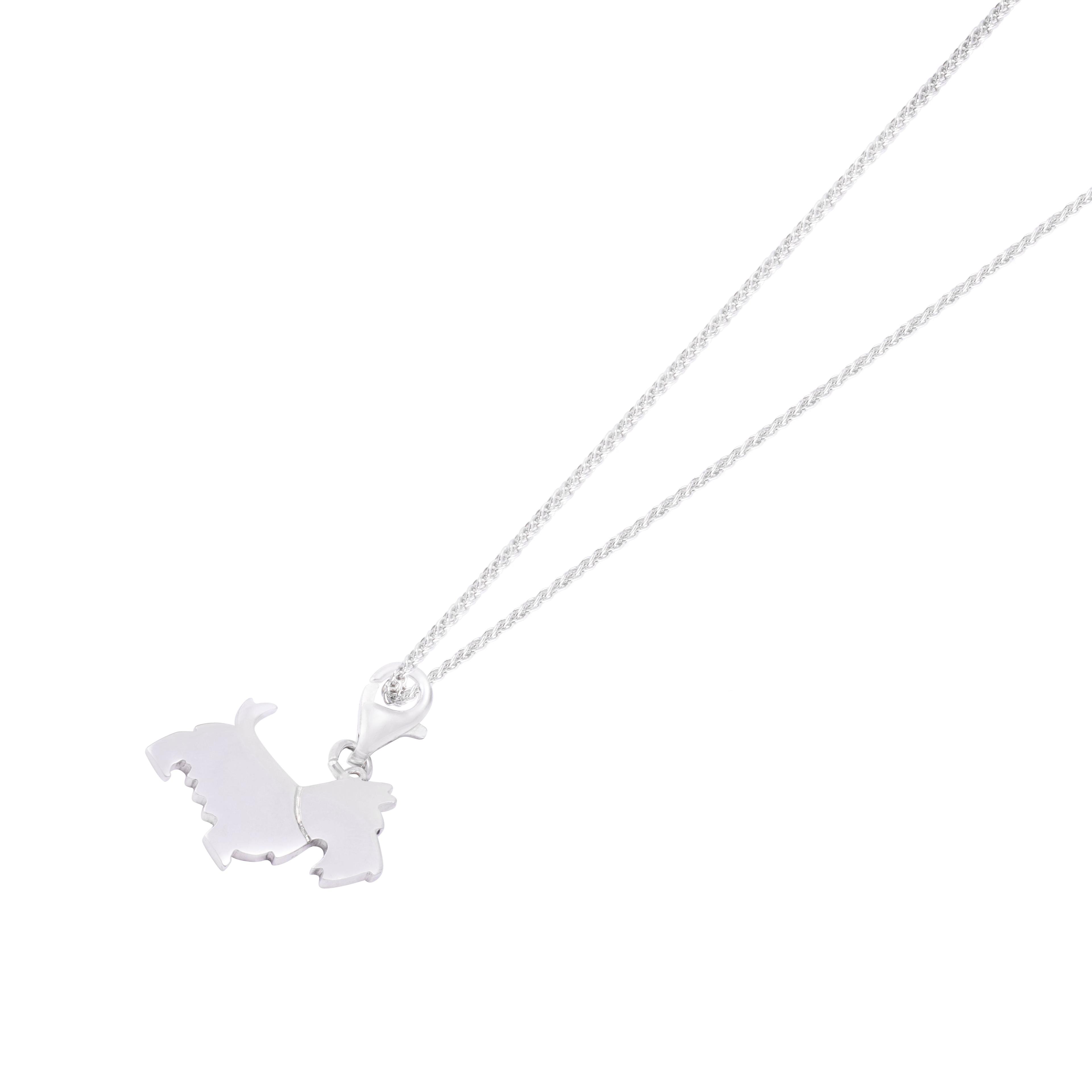 Colgante de Plata Esterlina 925 Perro Escoces-2