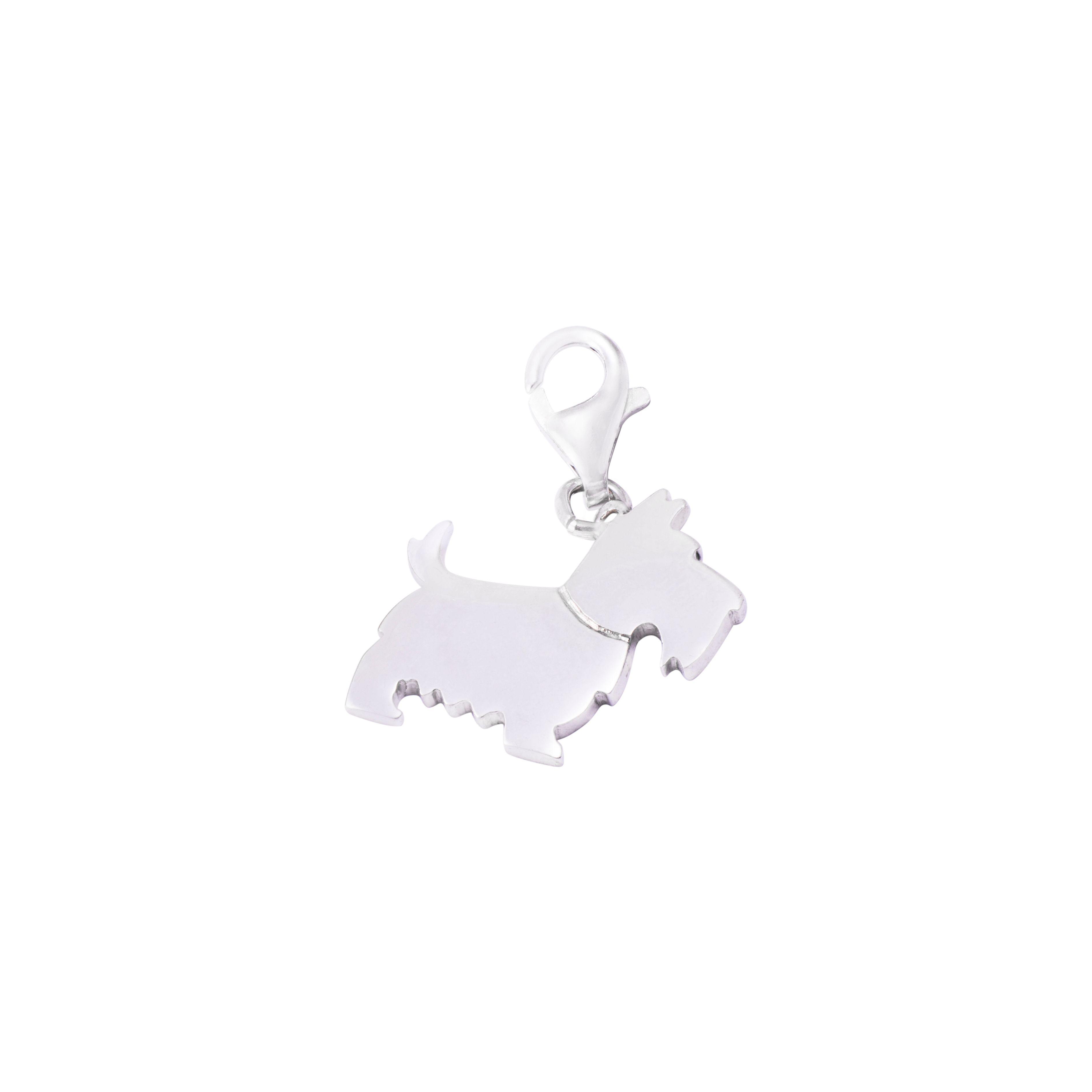 Colgante de Plata Esterlina 925 Perro Escoces-0
