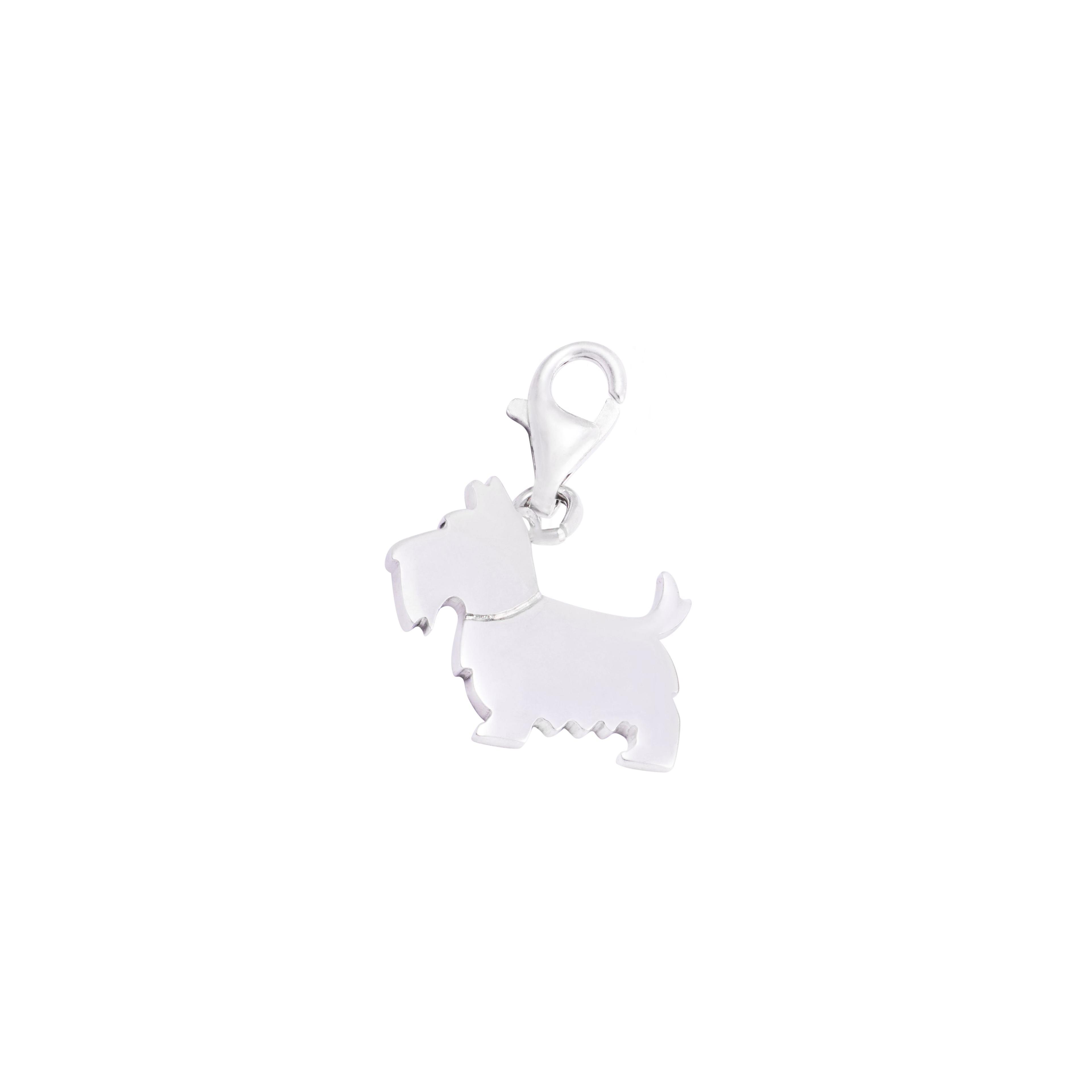 Colgante de Plata Esterlina 925 Perro Escoces-1
