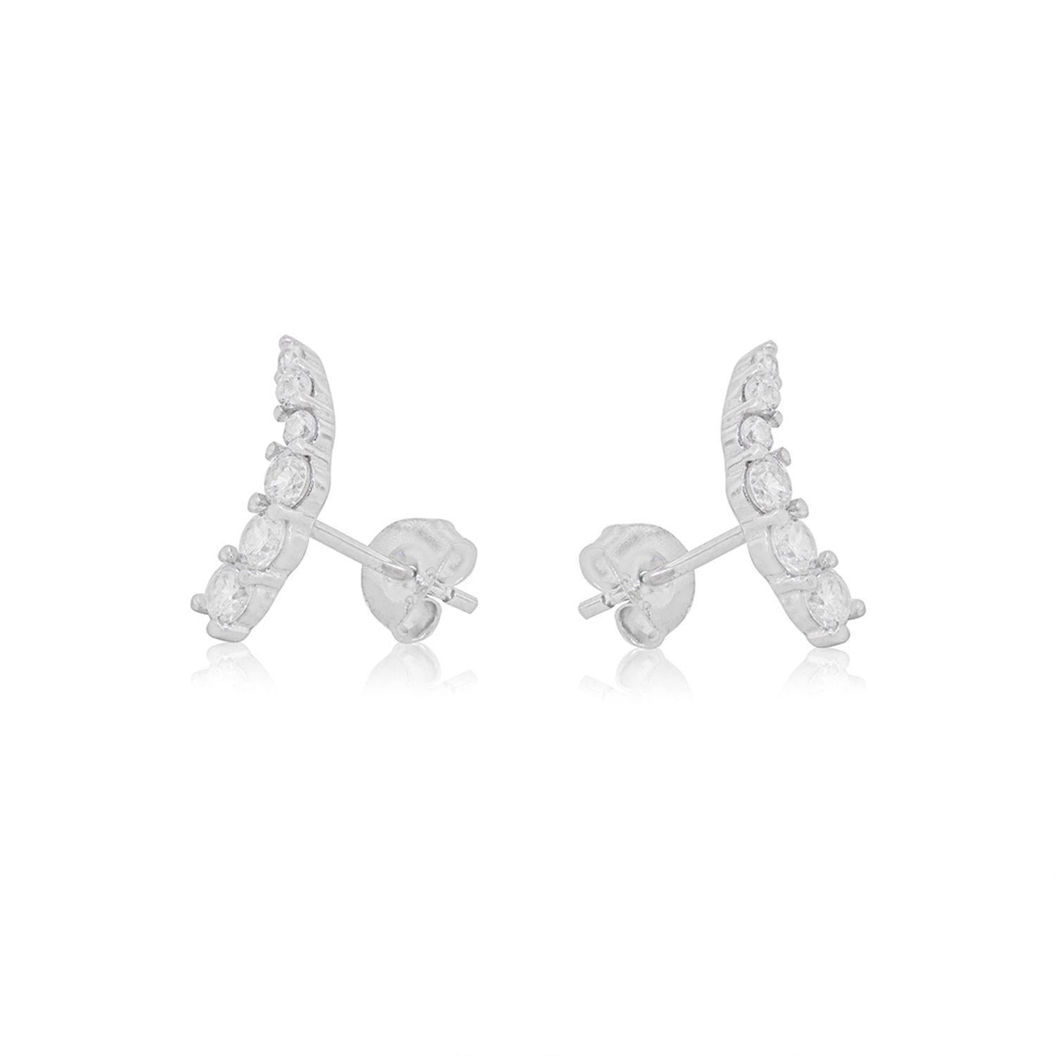 Aros de Plata Esterlina 925 Seis Circones-2