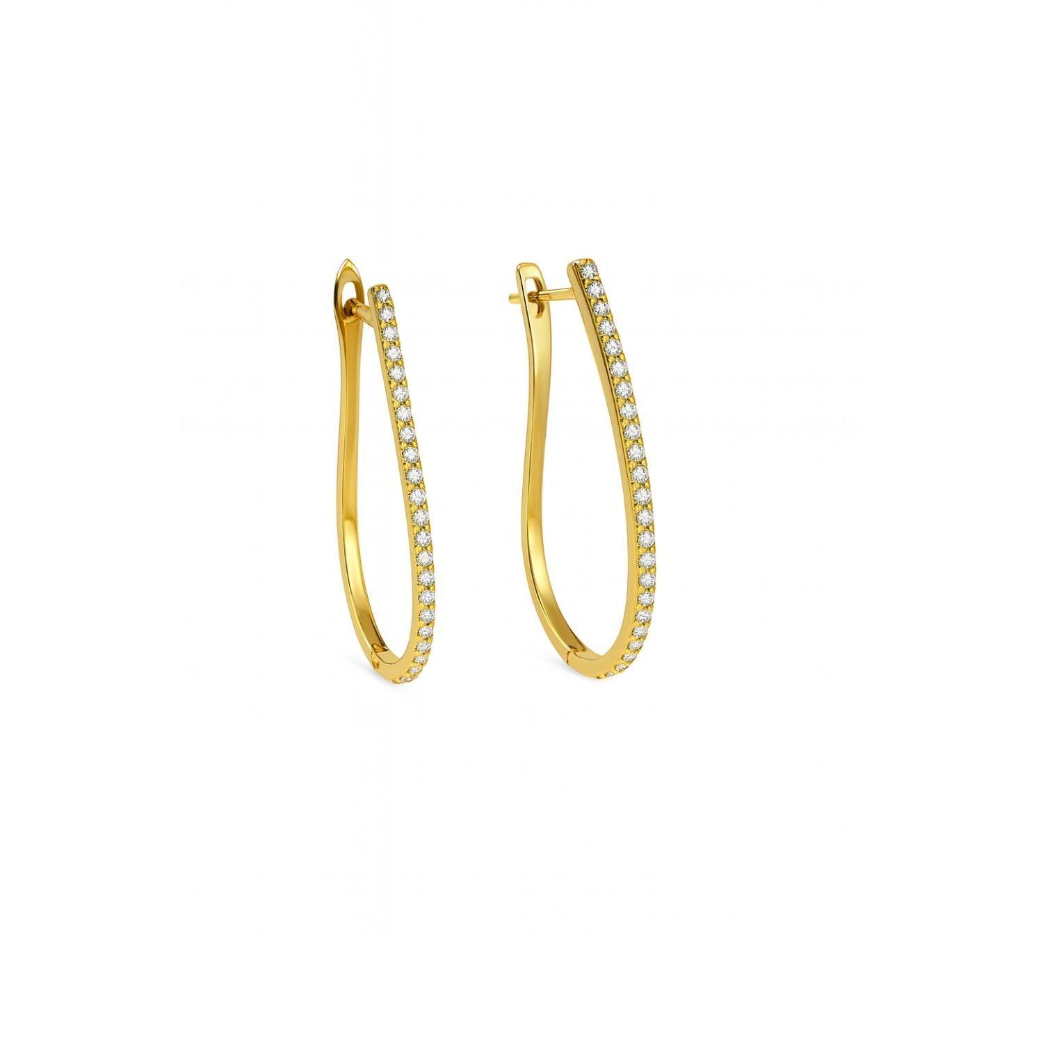 Aros Oro 18kt Diamantes 34 Puntos | Danielle Costantini-2