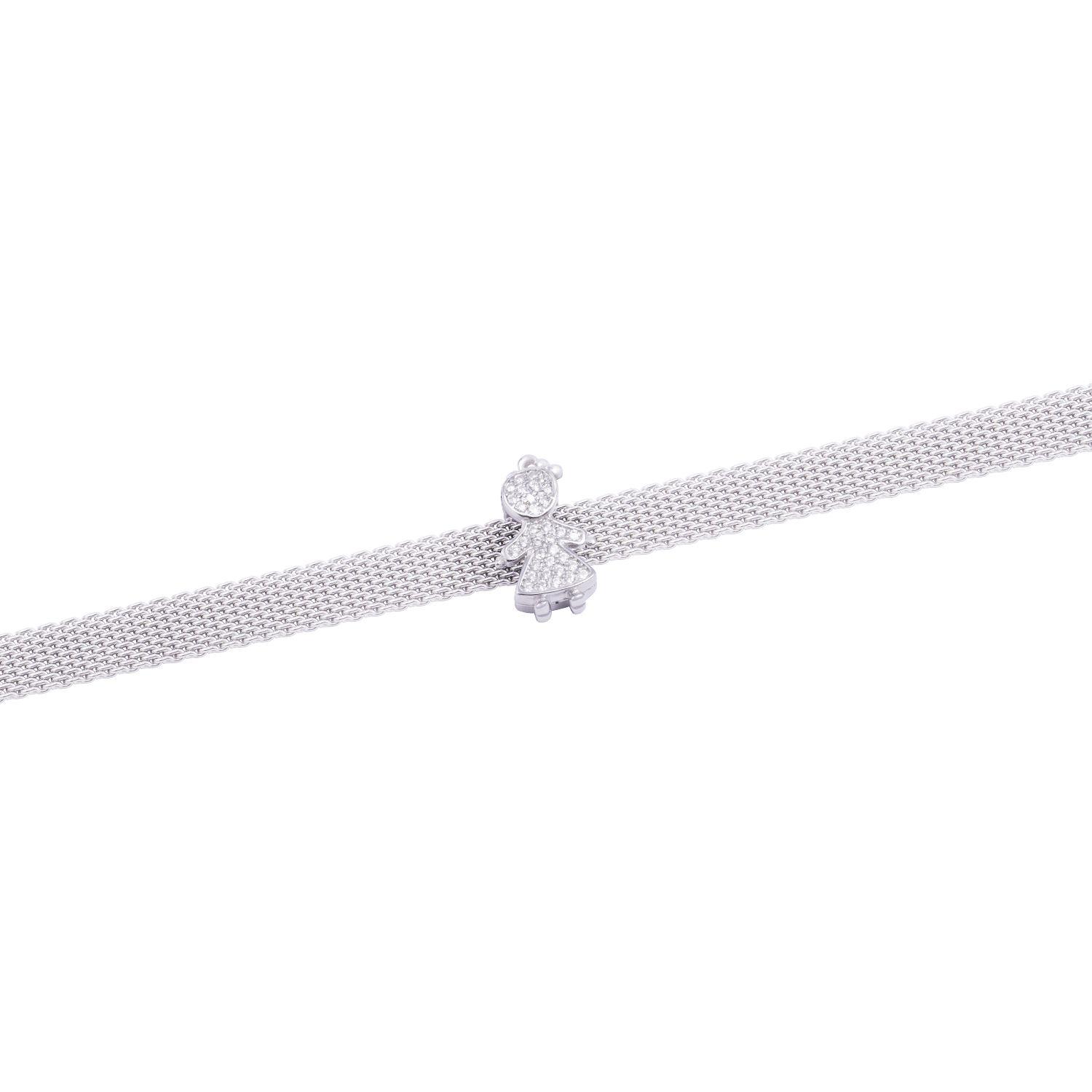 Dije de Plata broche Niña con Circonita-2
