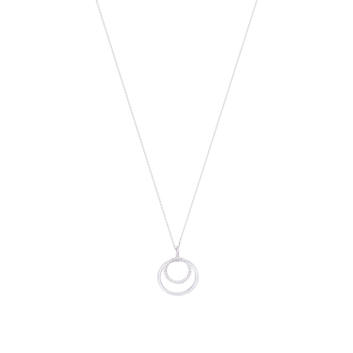 Collar Oro Blanco 18kt 33 Diamantes de 0,22 Pts-2