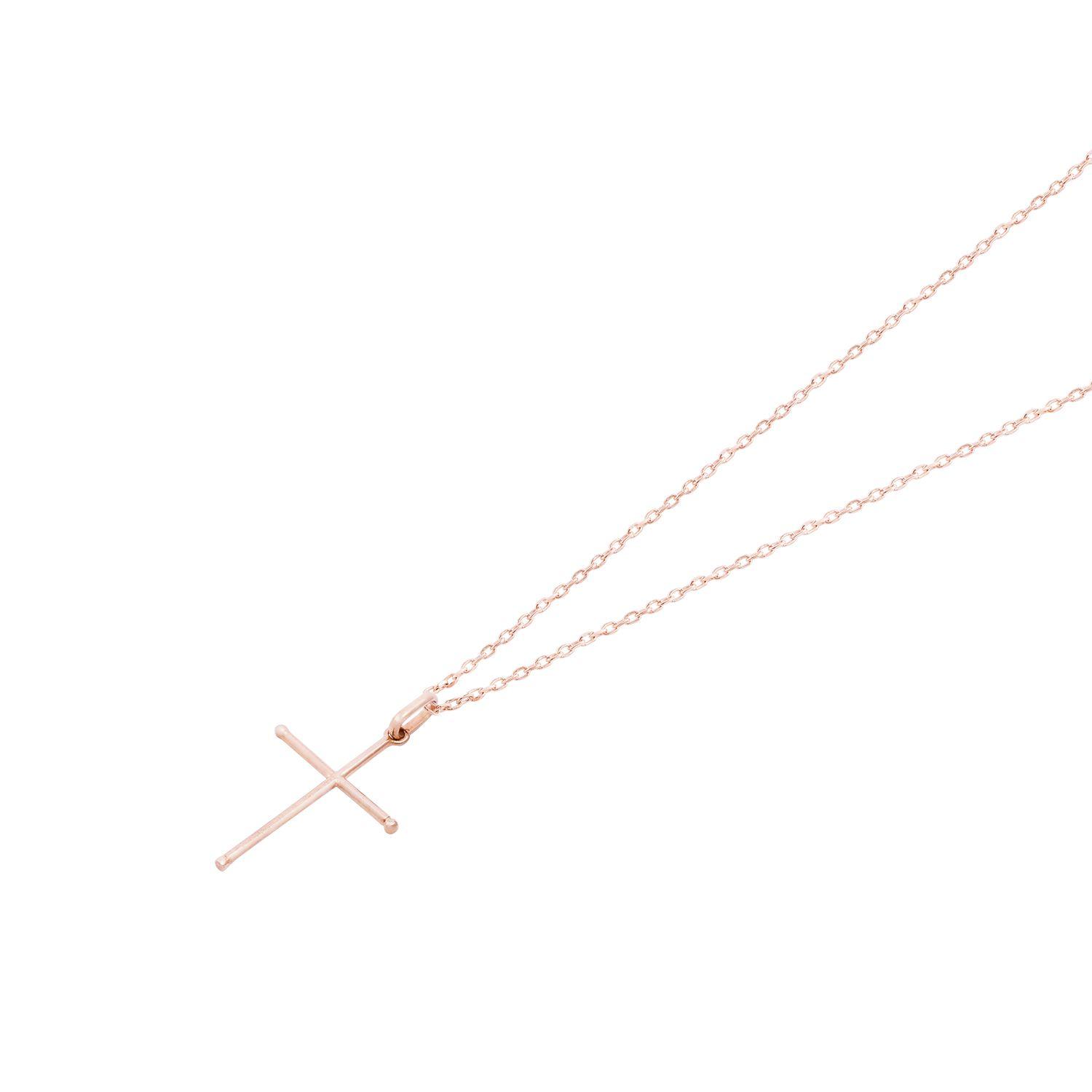 Colgante Oro Miel 18kt Cruz Grande 25x 30 mm-2