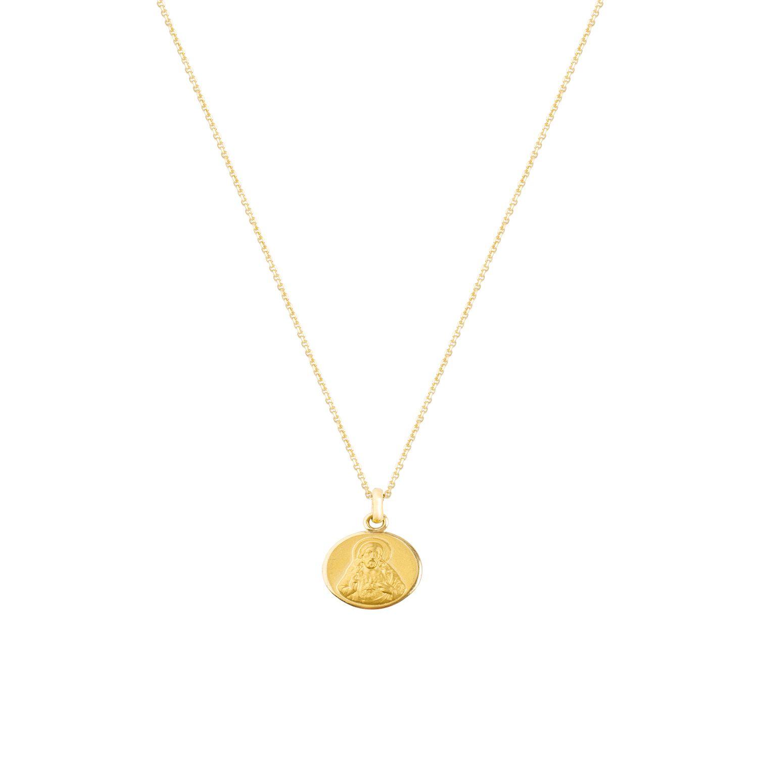 Colgante de Oro 18kt Sagrado corazón pequeño-1