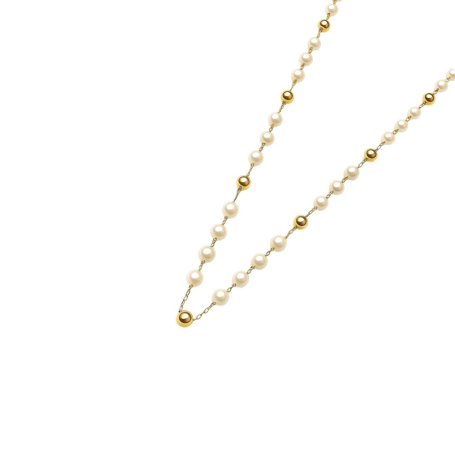 Collar Oro Amarillo 18kt Perlas Cultivadas 5MM-2