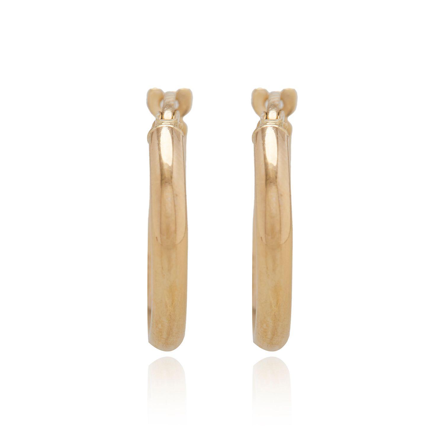Aros de Oro 18kt Argollas de 15mm 1490-1