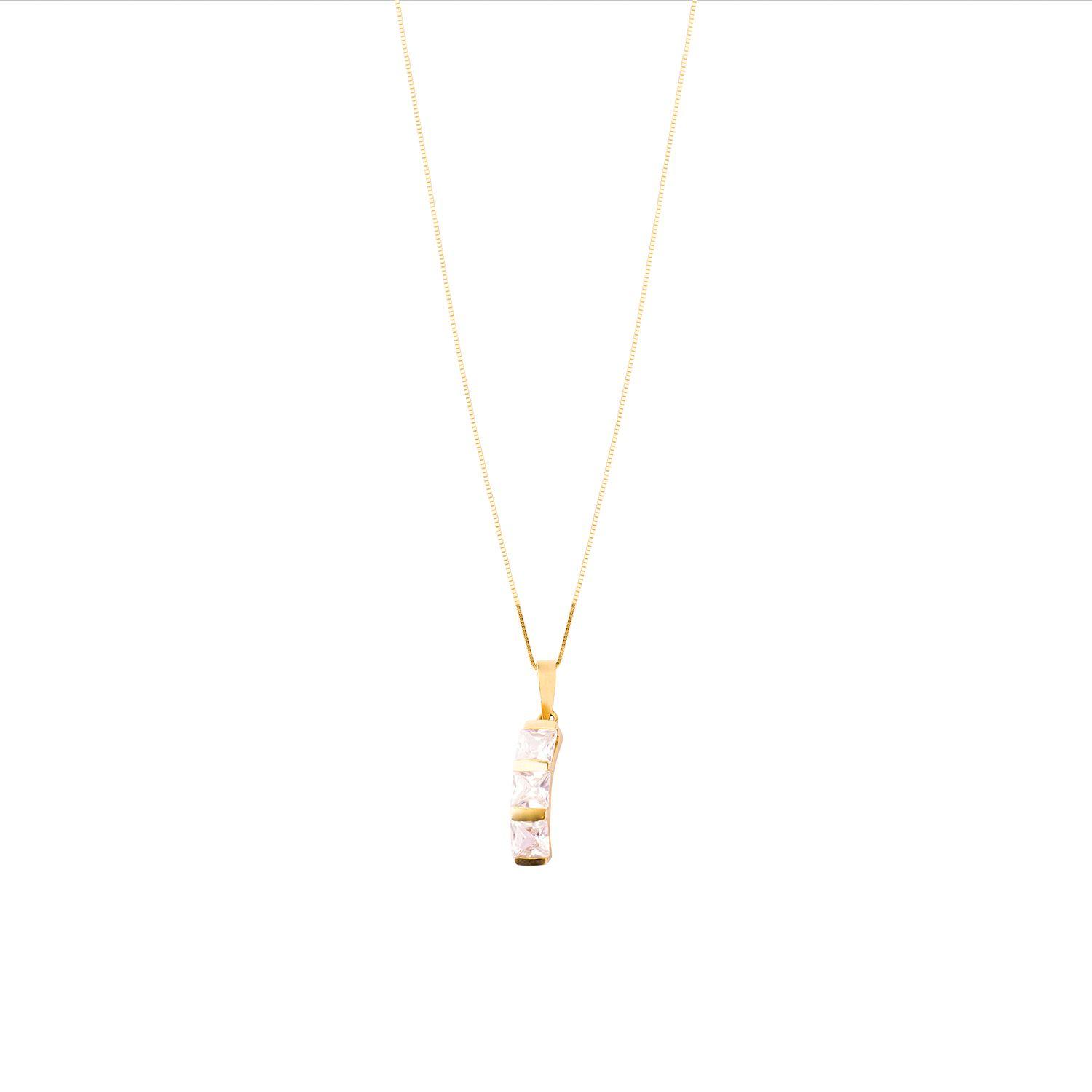 Colgante de Oro 18kt Circon AUA-2