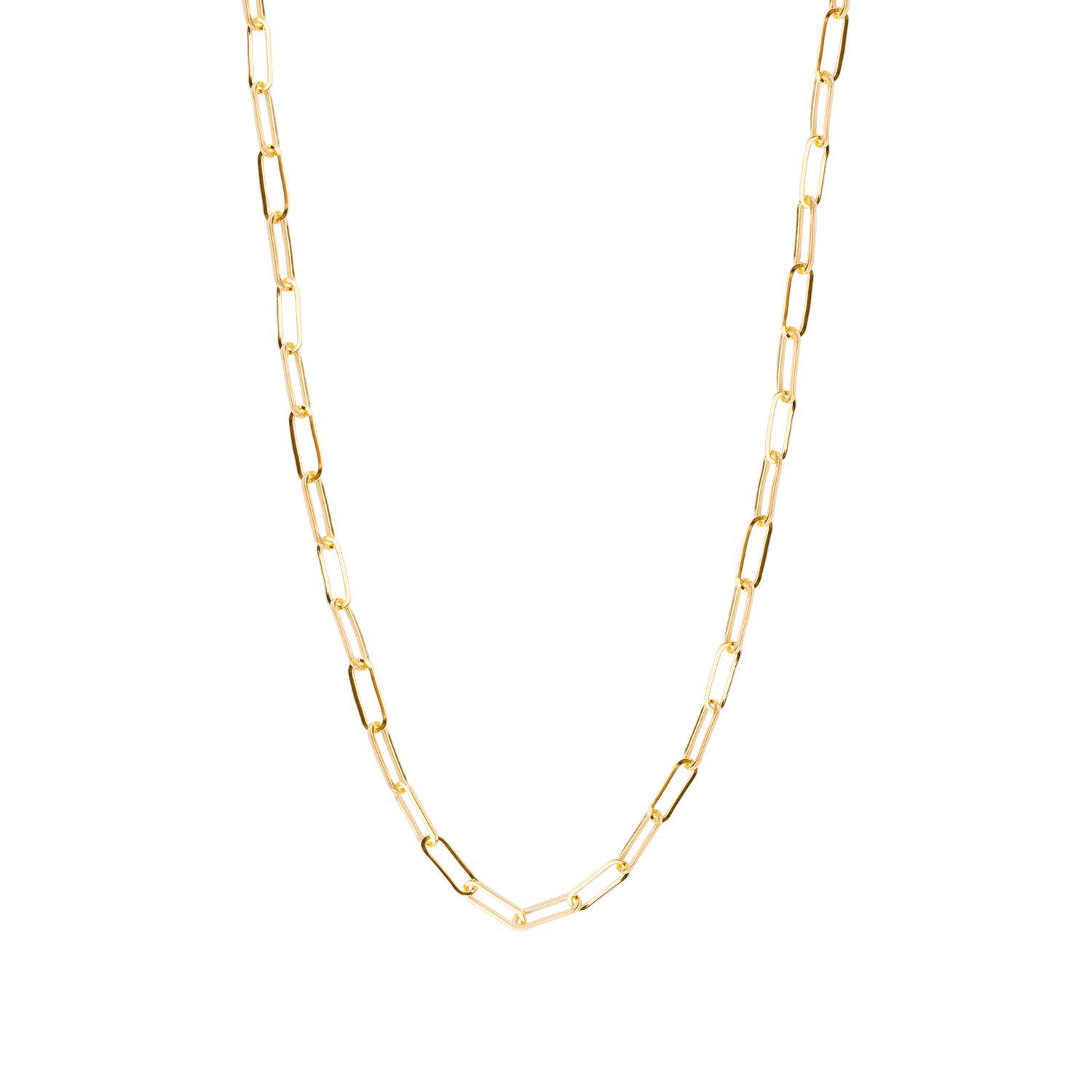 Collar de Oro 18kt Modelo Eslabon Grande-2