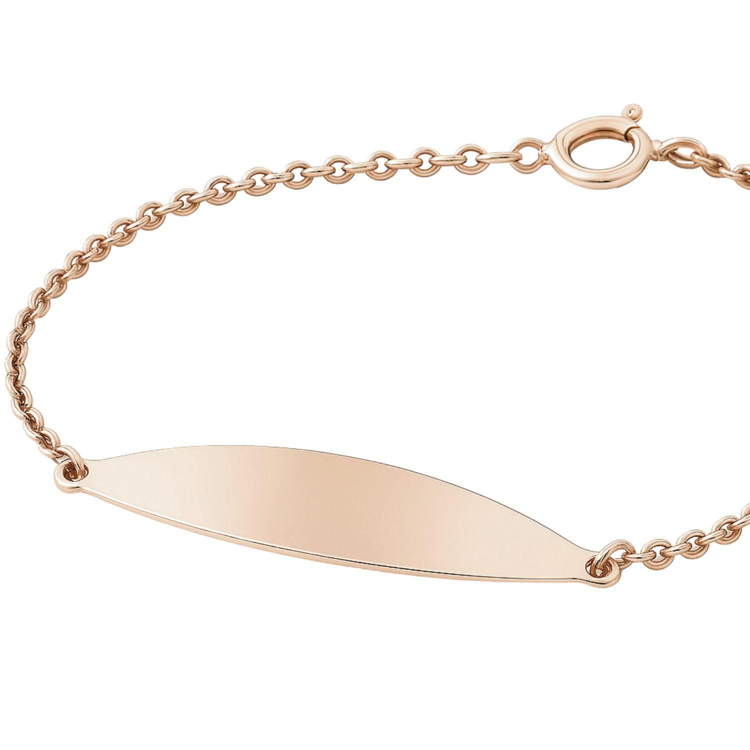 Pulsera Oro 18kt Placa Ovalada-8