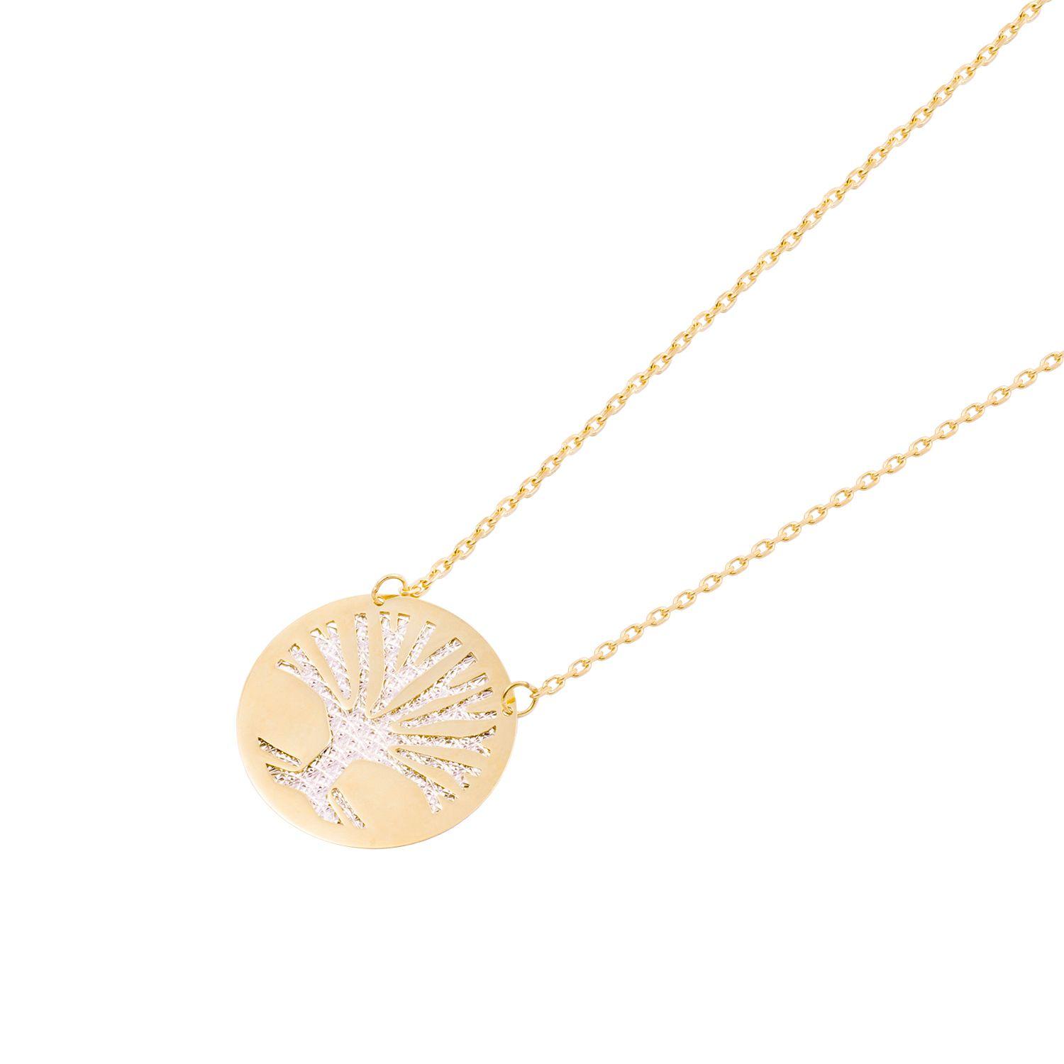 Collar de Oro 18kt  Árbol de la Vida-2
