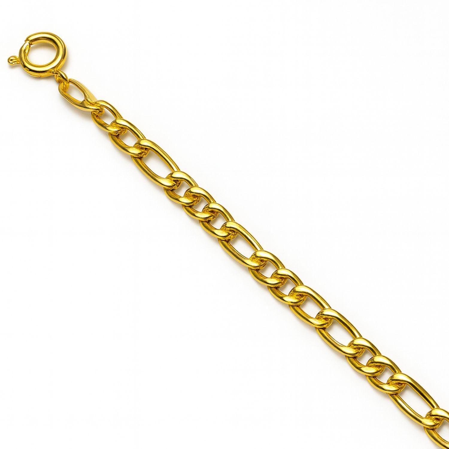 Pulsera Oro Amarillo 18Kt Cartier Tres por Uno-2