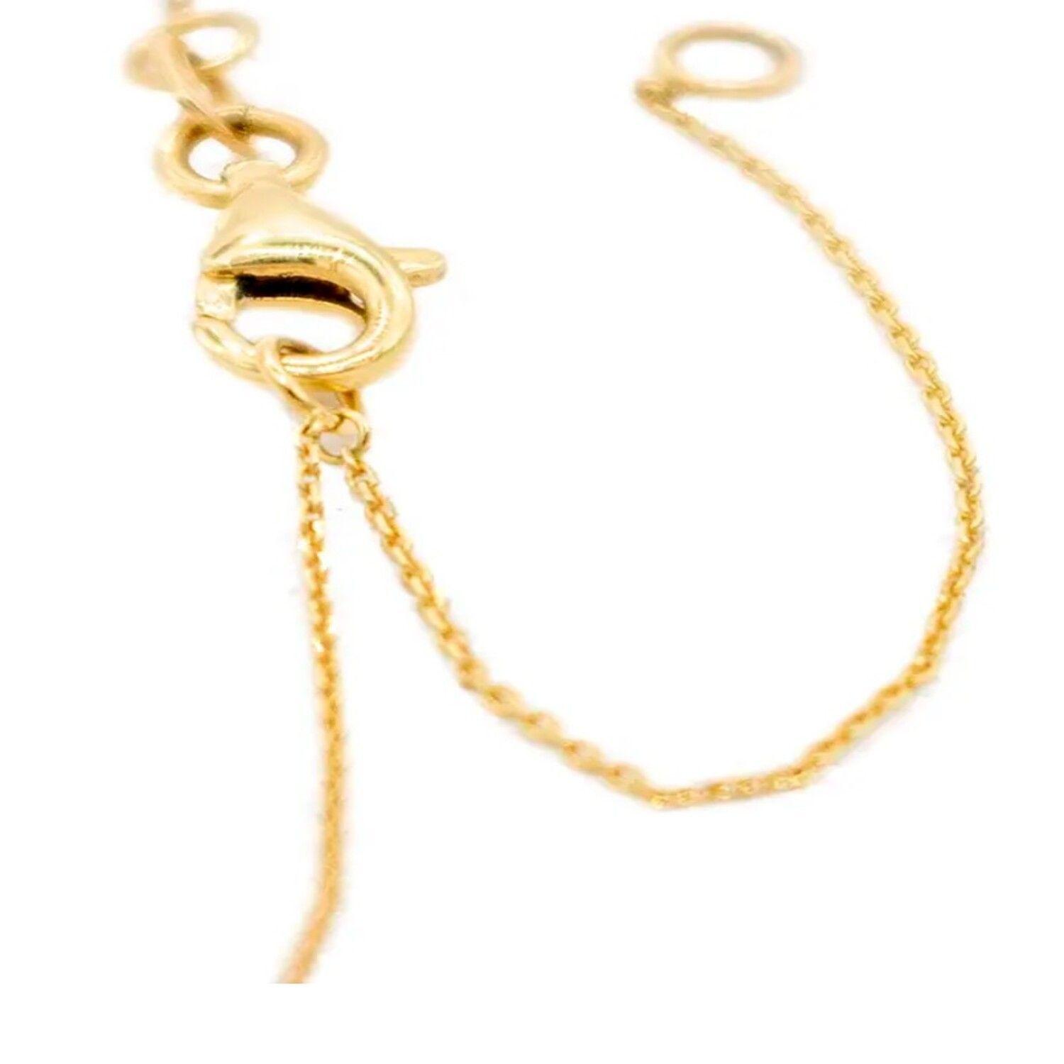 Collar de Diamante Oro de 18 Kts. Búho 6 Puntos-2