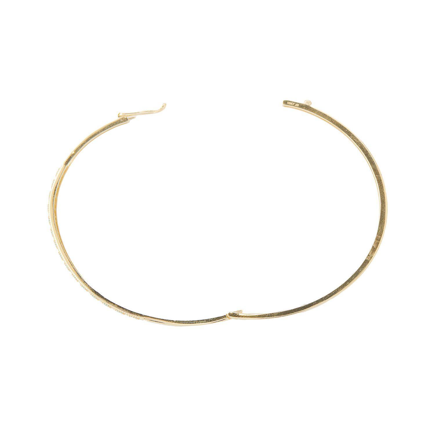 Pulsera de Oro 18kt Esclava Agua Marina-2