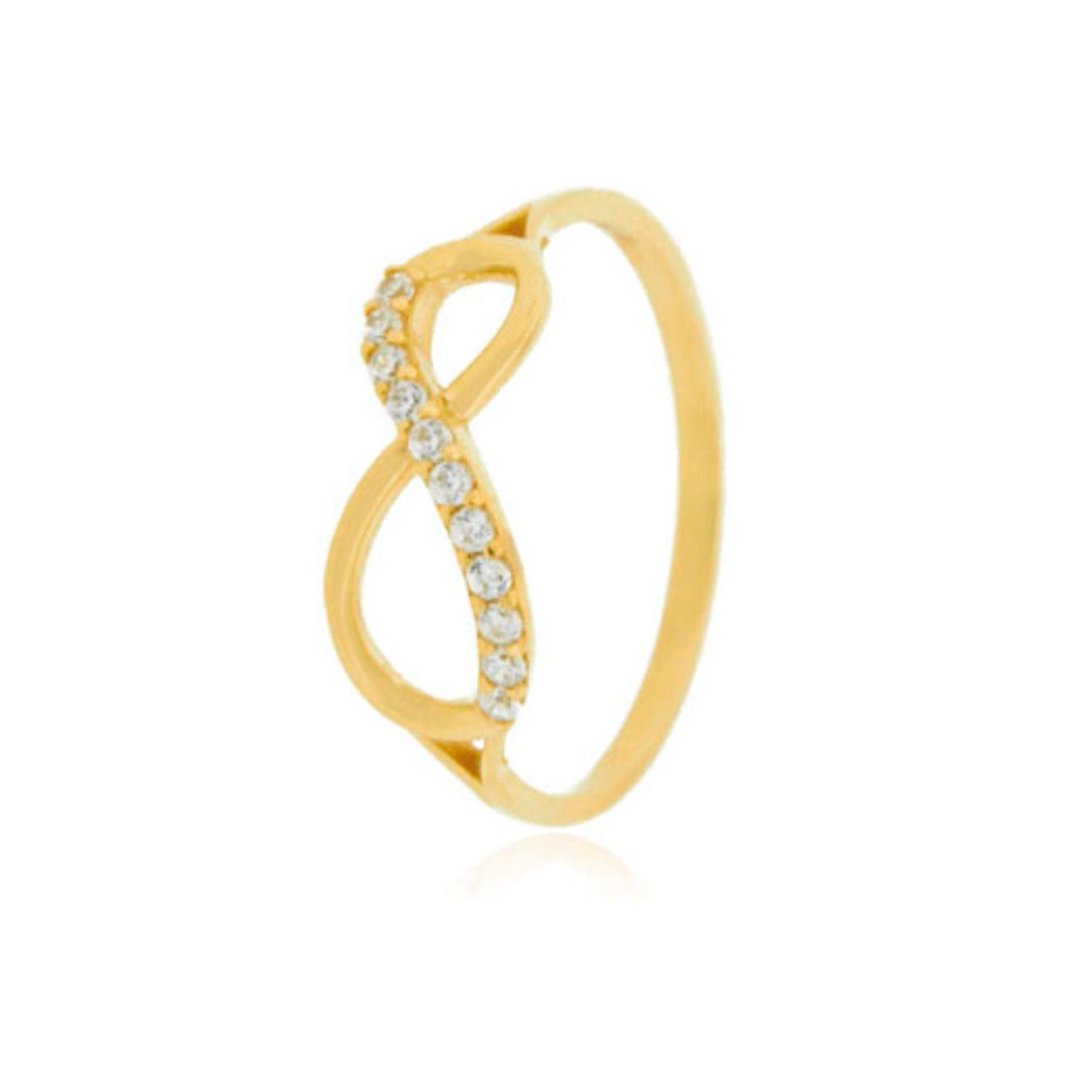 Anillo de Oro 18kt Infinito Delgado de Circones-0