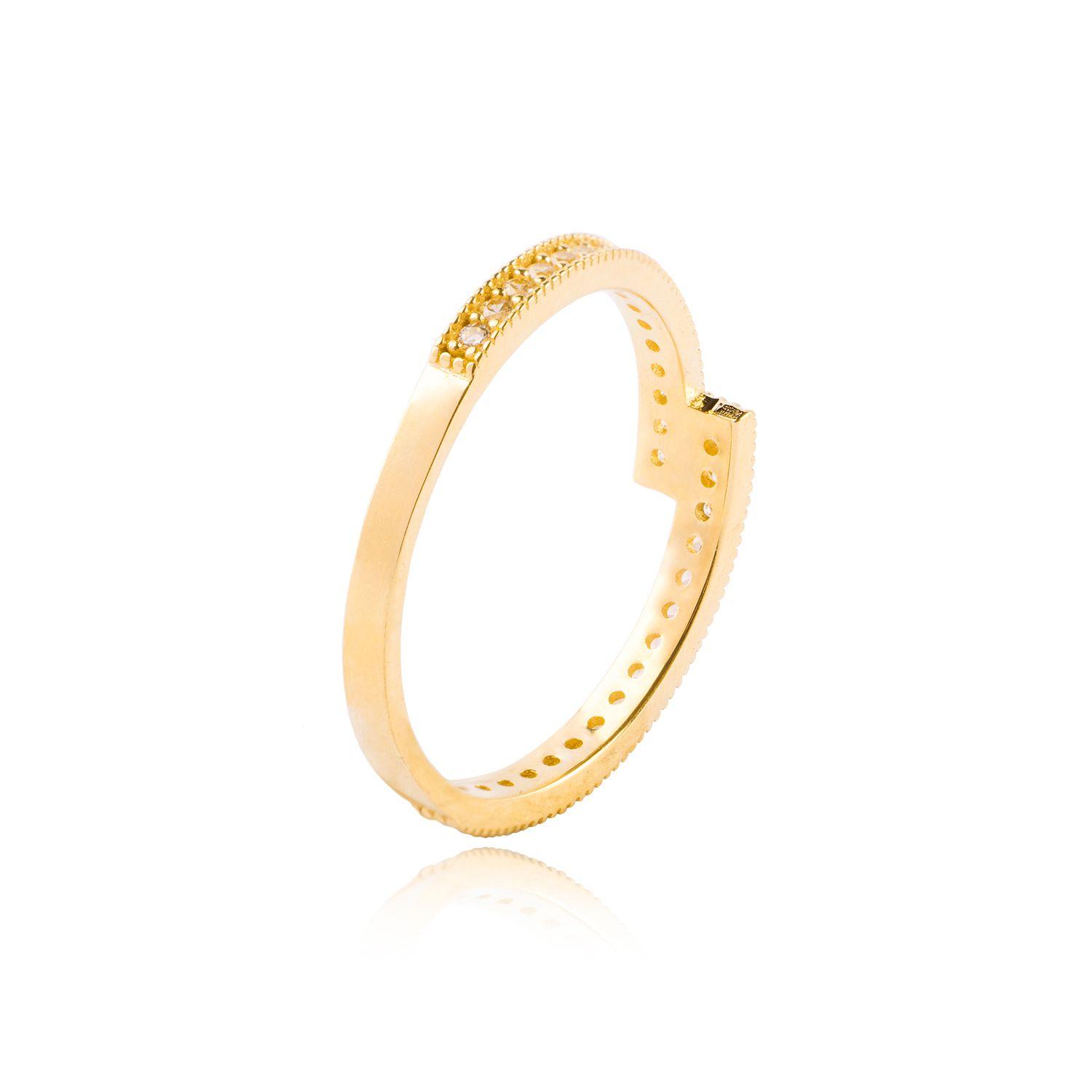 Anillos de Oro 18kt Modelo Circón-2