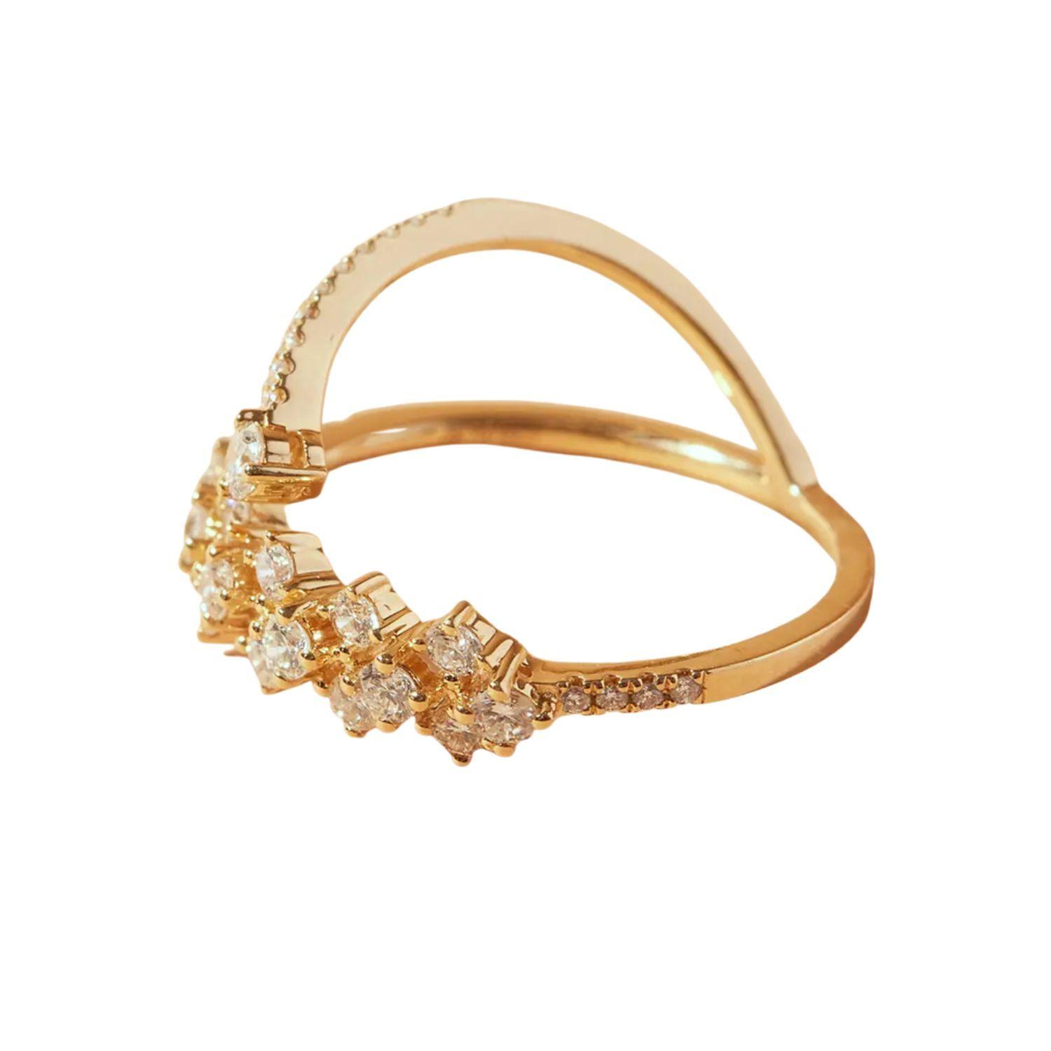 Anillo Oro Amarillo 18kt Diamantes 74Pts | Danielle Costantini-2