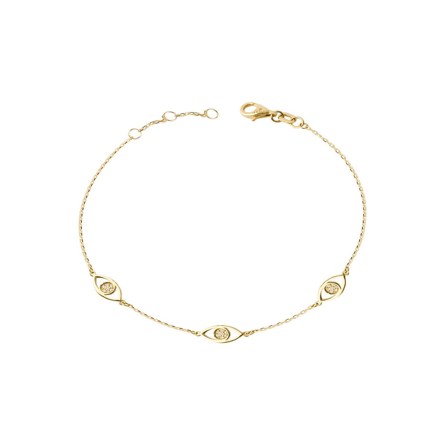 Pulsera Oro Amarillo 18kt Diamantes 4 Pts SI/H-0