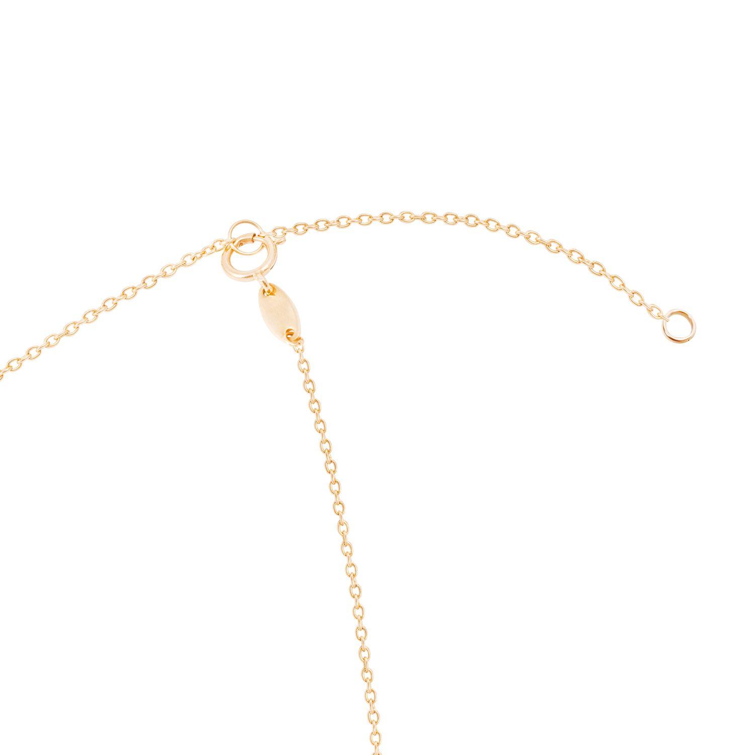 Collar de Oro Amarillo 18kt Esferas Tricolor-2
