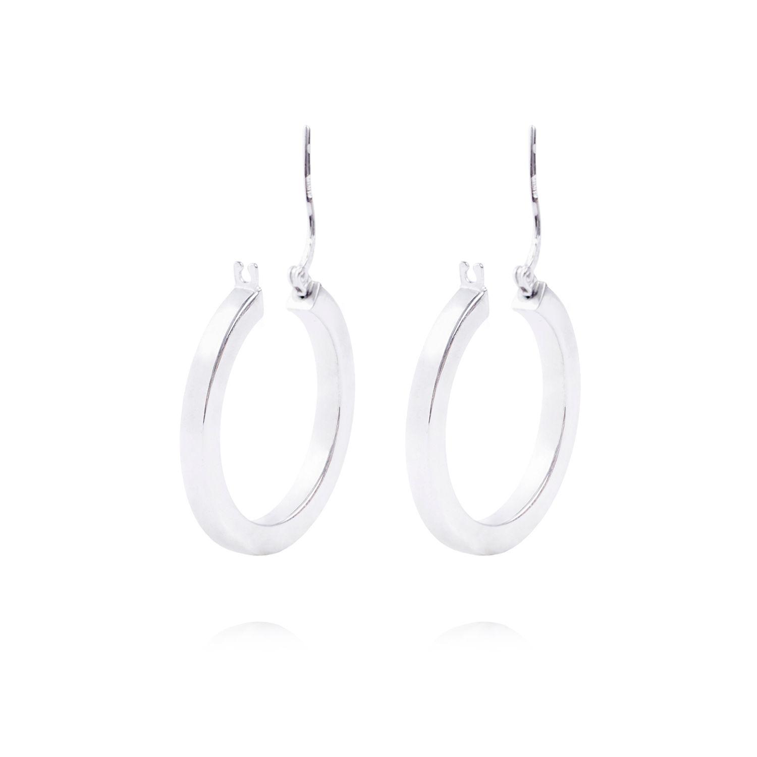 Aros de Plata Esterlina 925 Argollas 4788-2