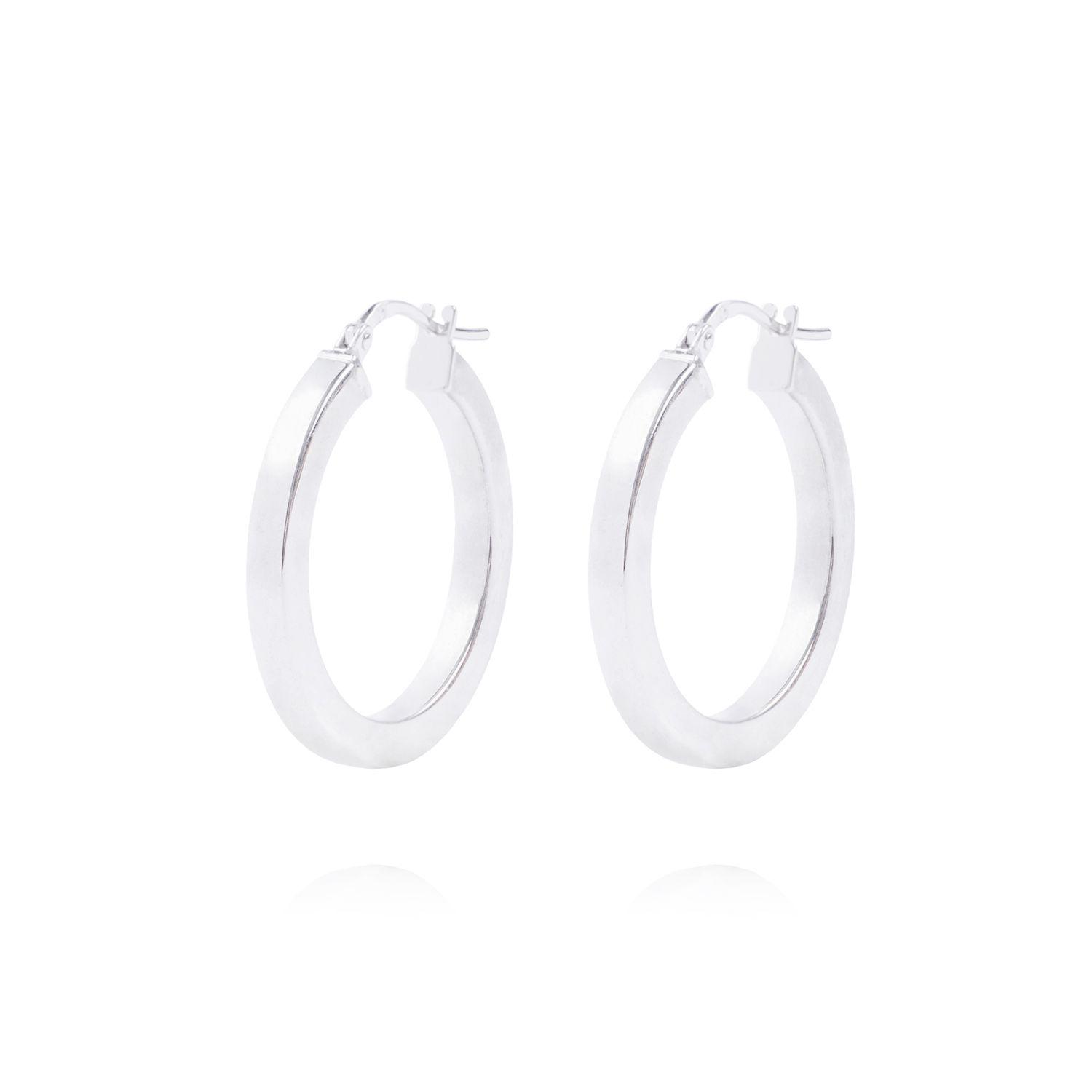 Aros de Plata Esterlina 925 Argollas 4788-0