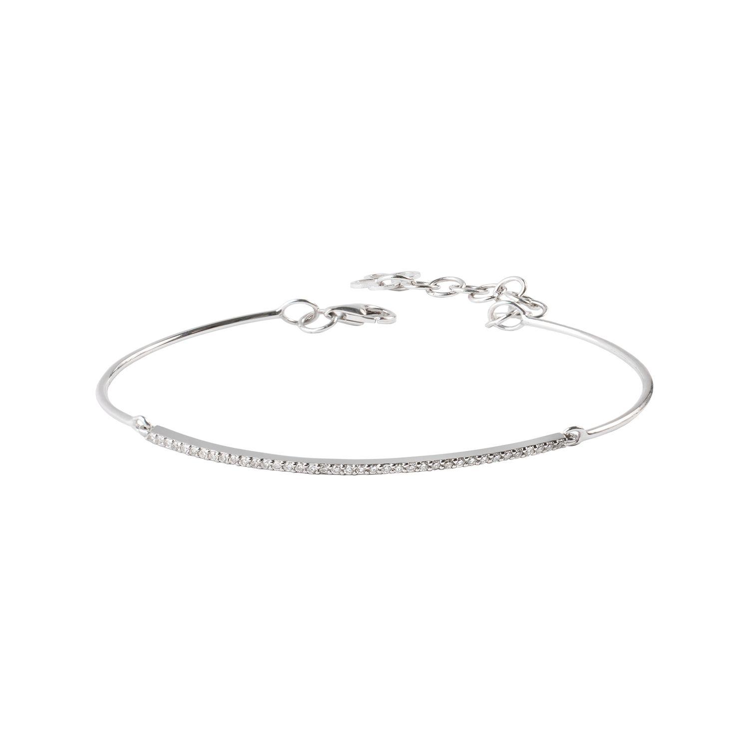 Pulsera Oro Blanco 18kt Diamantes 22 Pts SI/H-2
