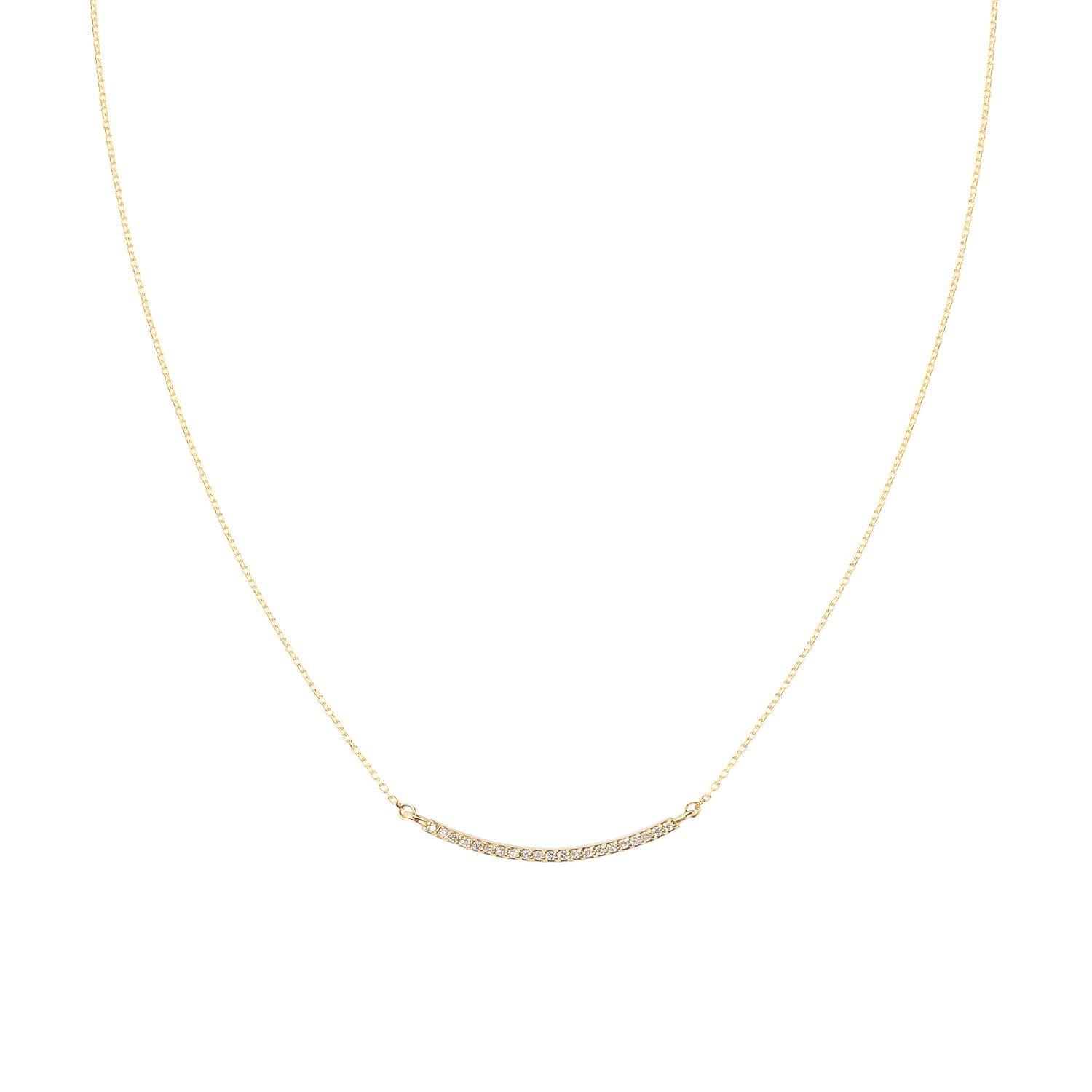 Collar de Oro Amarillo 18kt con Diamantes de 5 Pts Totales-2