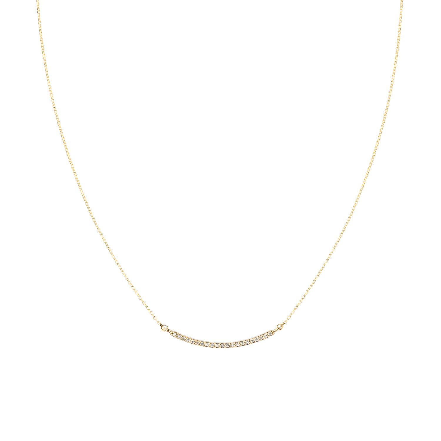 Collar de Oro Amarillo 18kt con Diamantes de 5 Pts Totales-2