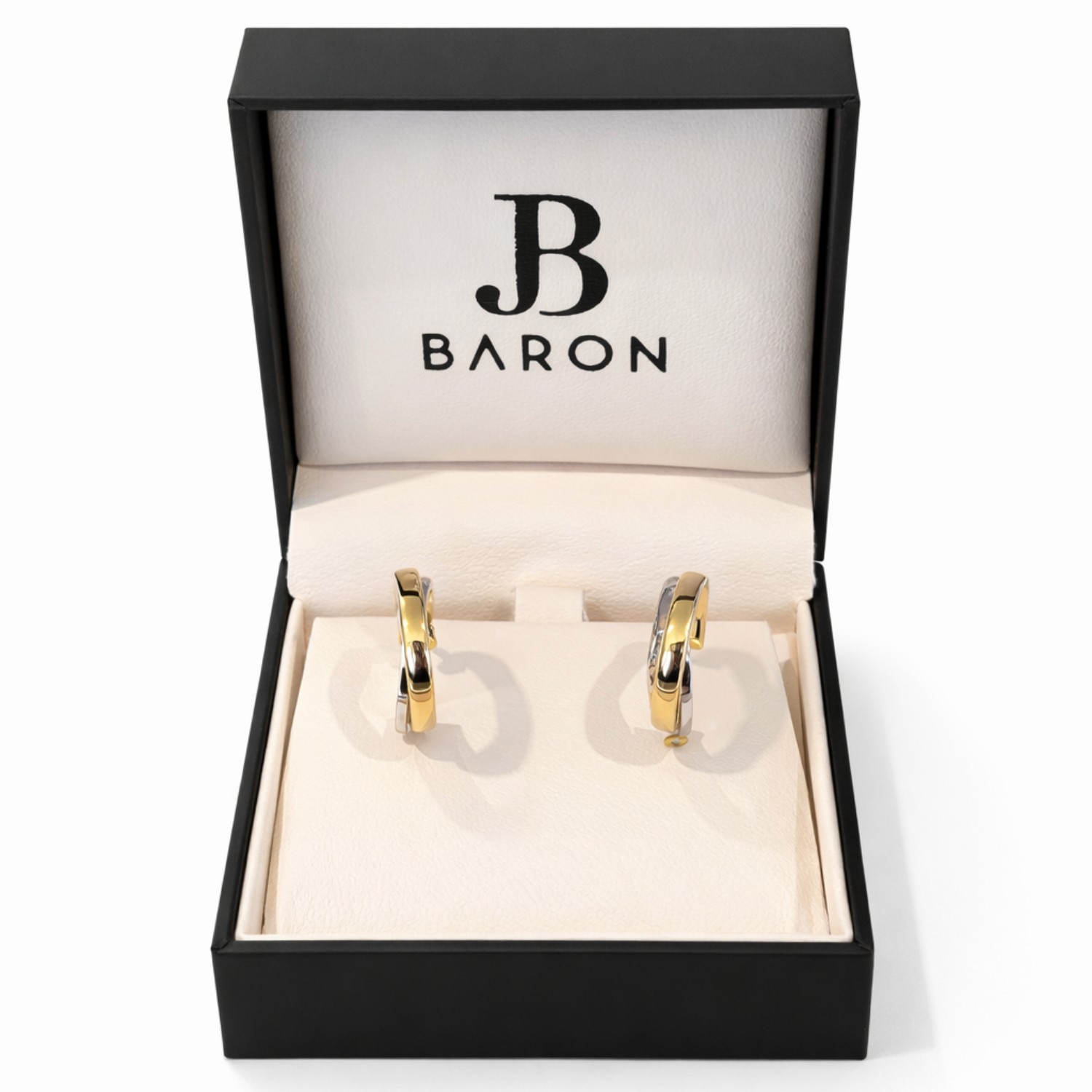 Aros Oro Bicolor 18kt Argollas Bicolor-3