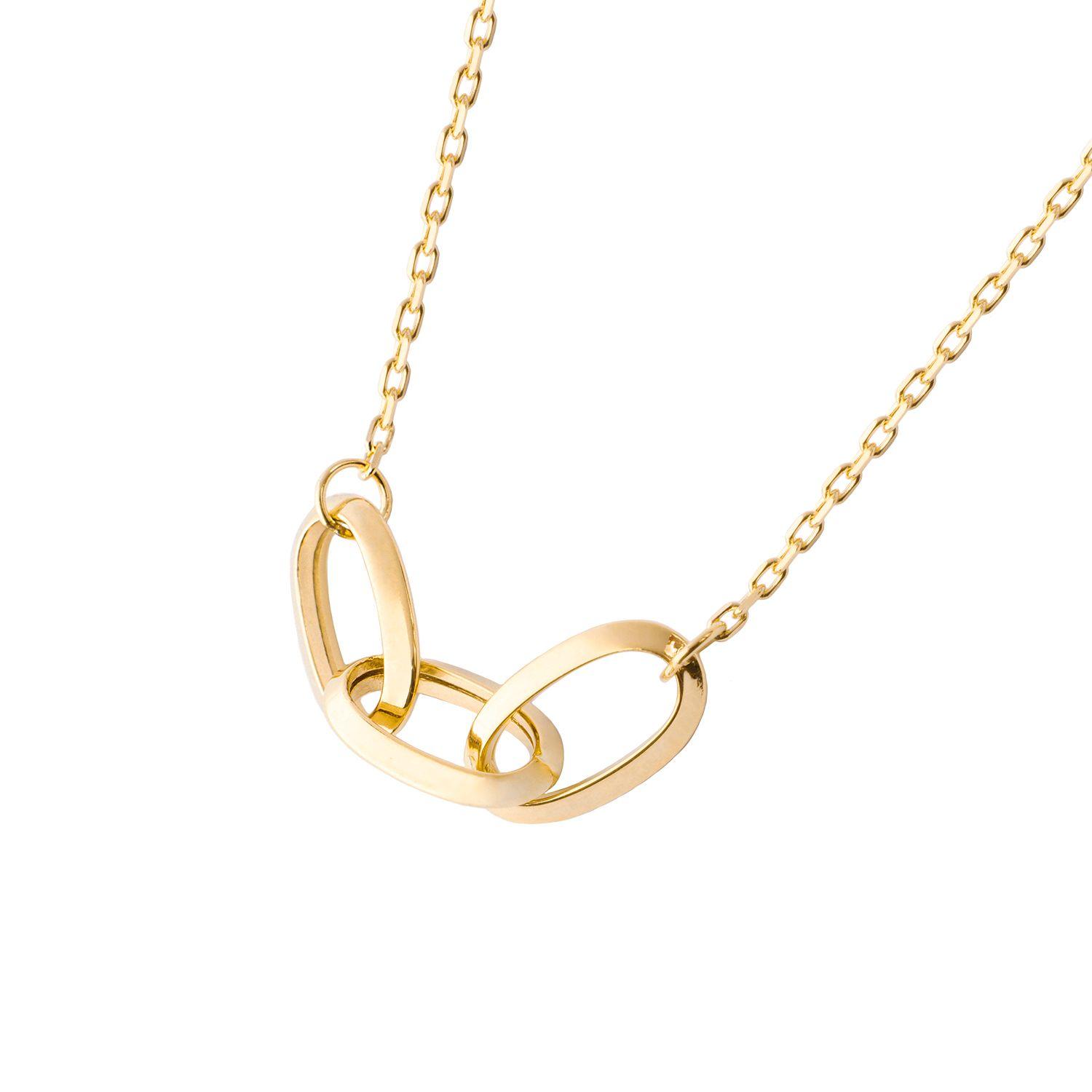 Collares de Oro 18kt Modelo 3 Eslabones-2