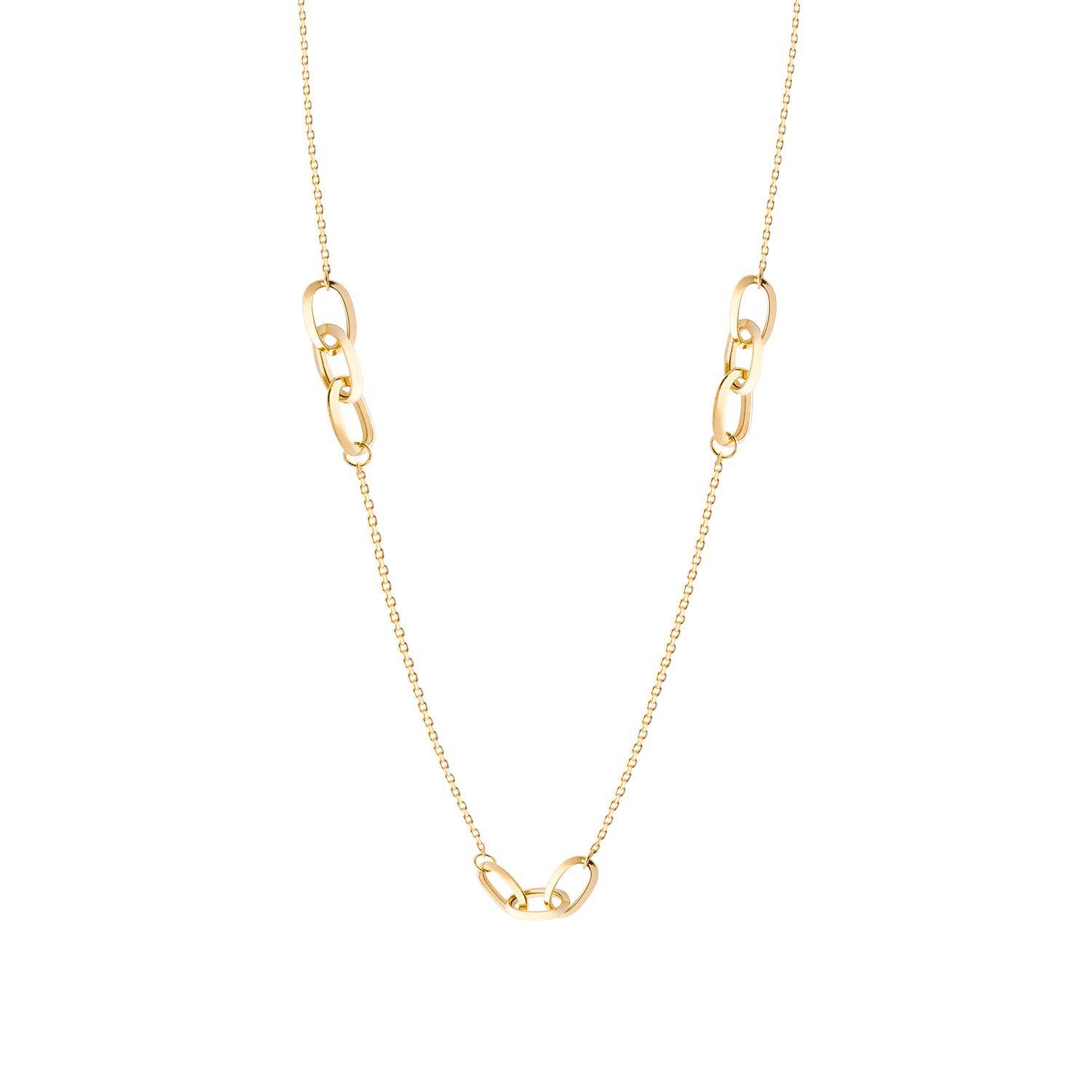 Collares de Oro 18kt Modelo 3 Eslabones-0