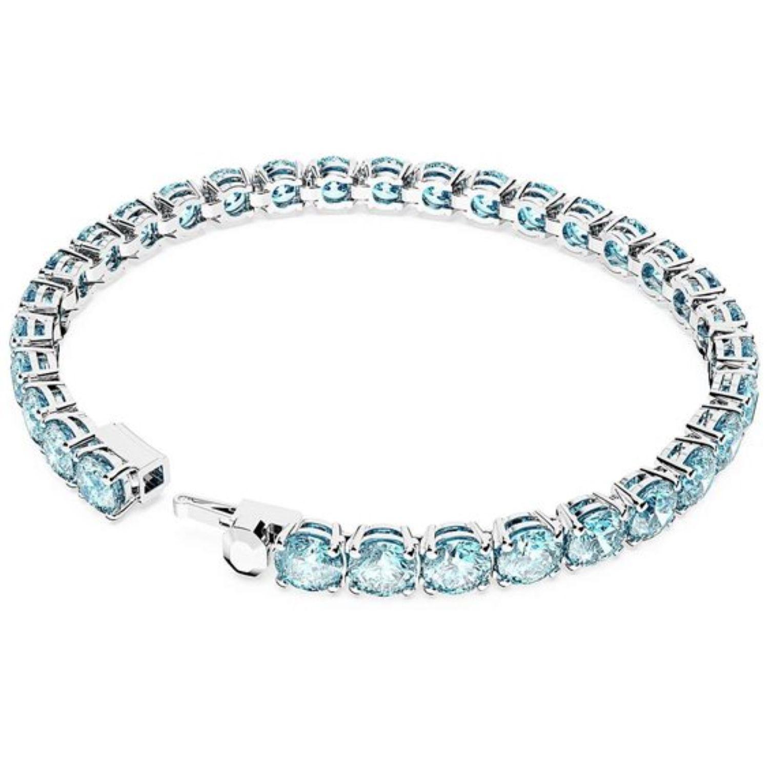 Pulsera Swarovski Tennis Aqua-2