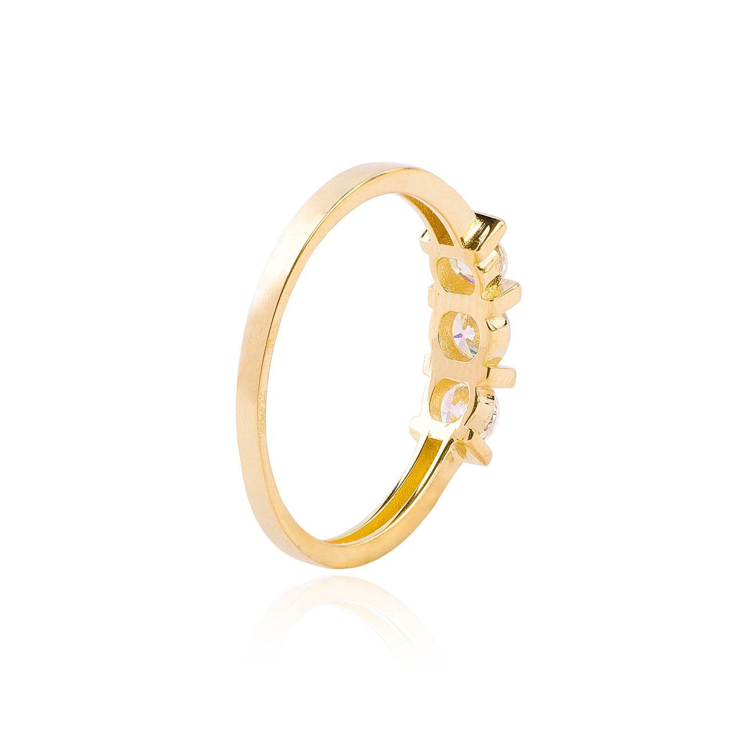 Anillos de Oro 18kt Modelo 1/2 Cintillo-2