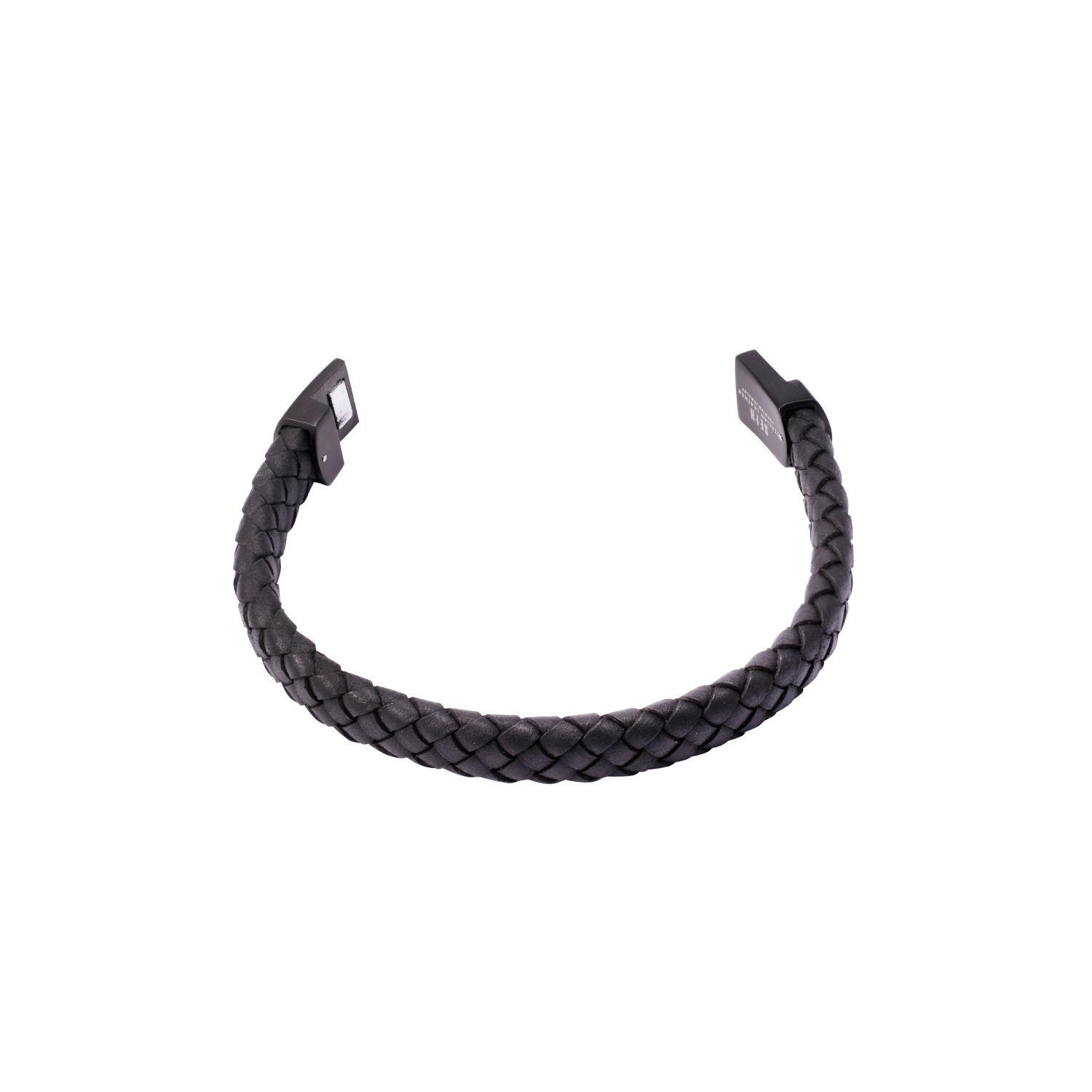 Pulsera de cuero Seth Milan Oscura-2