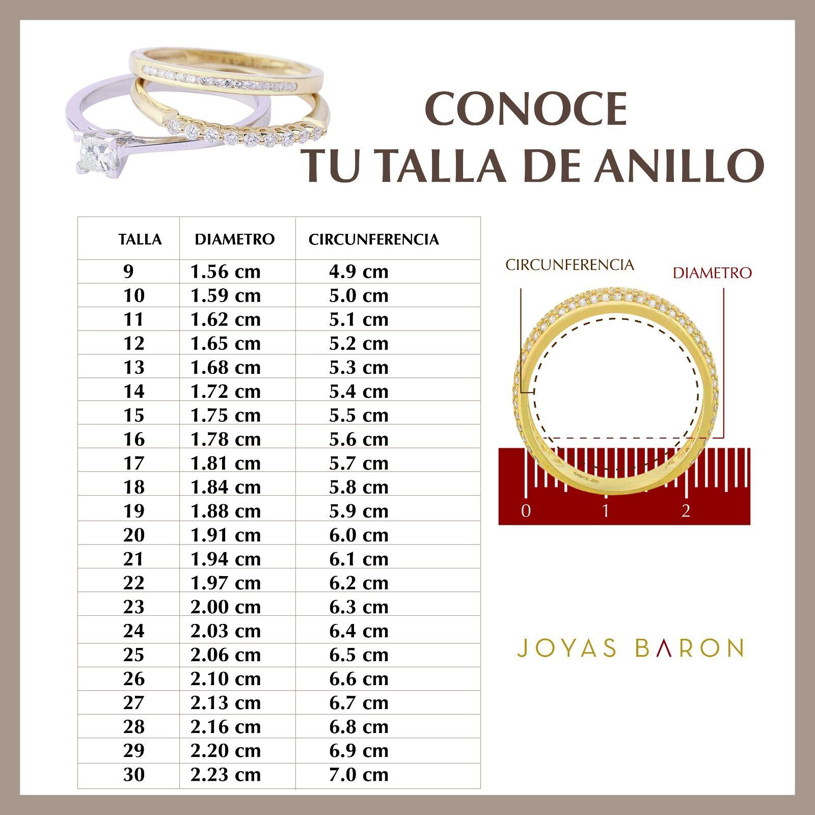 Anillo Oro Blanco 18kt Modelo Round.-3